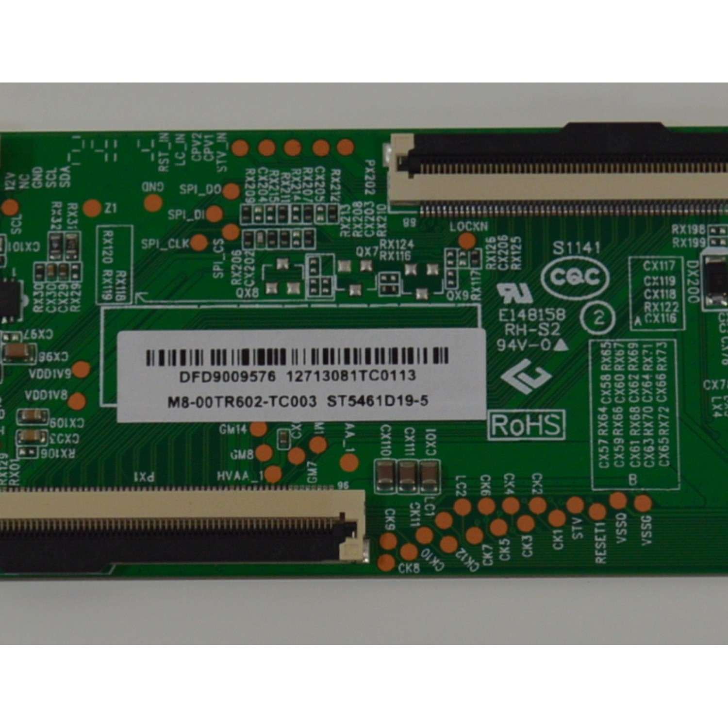 T-CON ORIGINAL NUEVA PARA TV PANDA / NUMERO DE PARTE M8-00TR602-TC003 / 40-TRD602-TCC4HG / ST5461D19-5 / DFD9009576 / 12713081TC0113 / E148158 / DISPLAY ST5461D19-5 / MODELO 55'' PULGADAS - Imagen 3