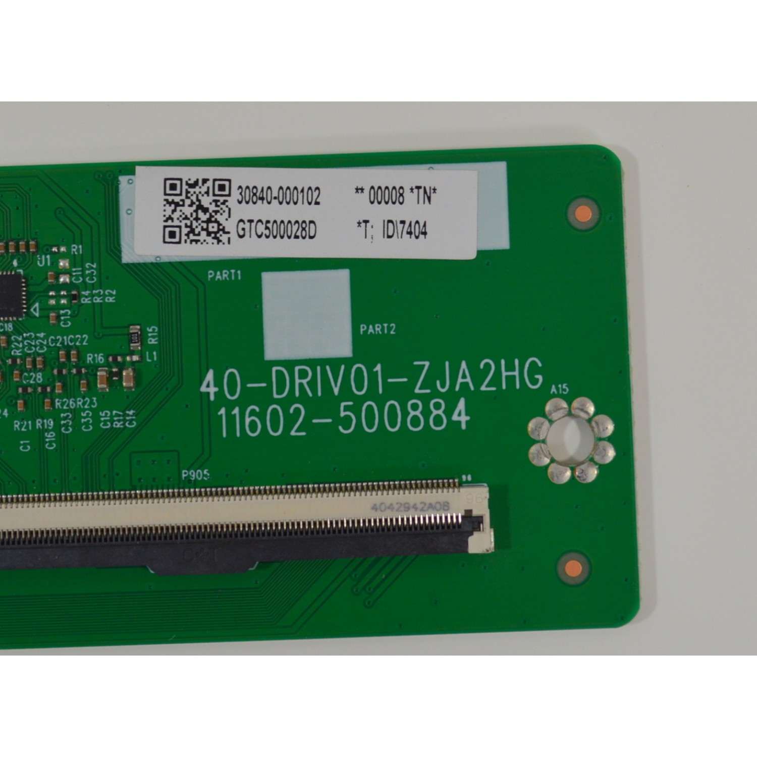 T-CON ORIGINAL PARA TV TCL / NUMERO DE PARTE 30840-000102 / 40-DRIV01-ZJA2HG / 11602-500884 / GTC500028D / E503744 / 2E13644A0 / 19001227631 / PANEL LVU980NDJL / DISPLAY ST9751D01-4 VER.2.2 / BOARD ST9751D01-1-XRL-1 /  MODELO 98Q651G / 98Q671G / 98Q672G - Imagen 2