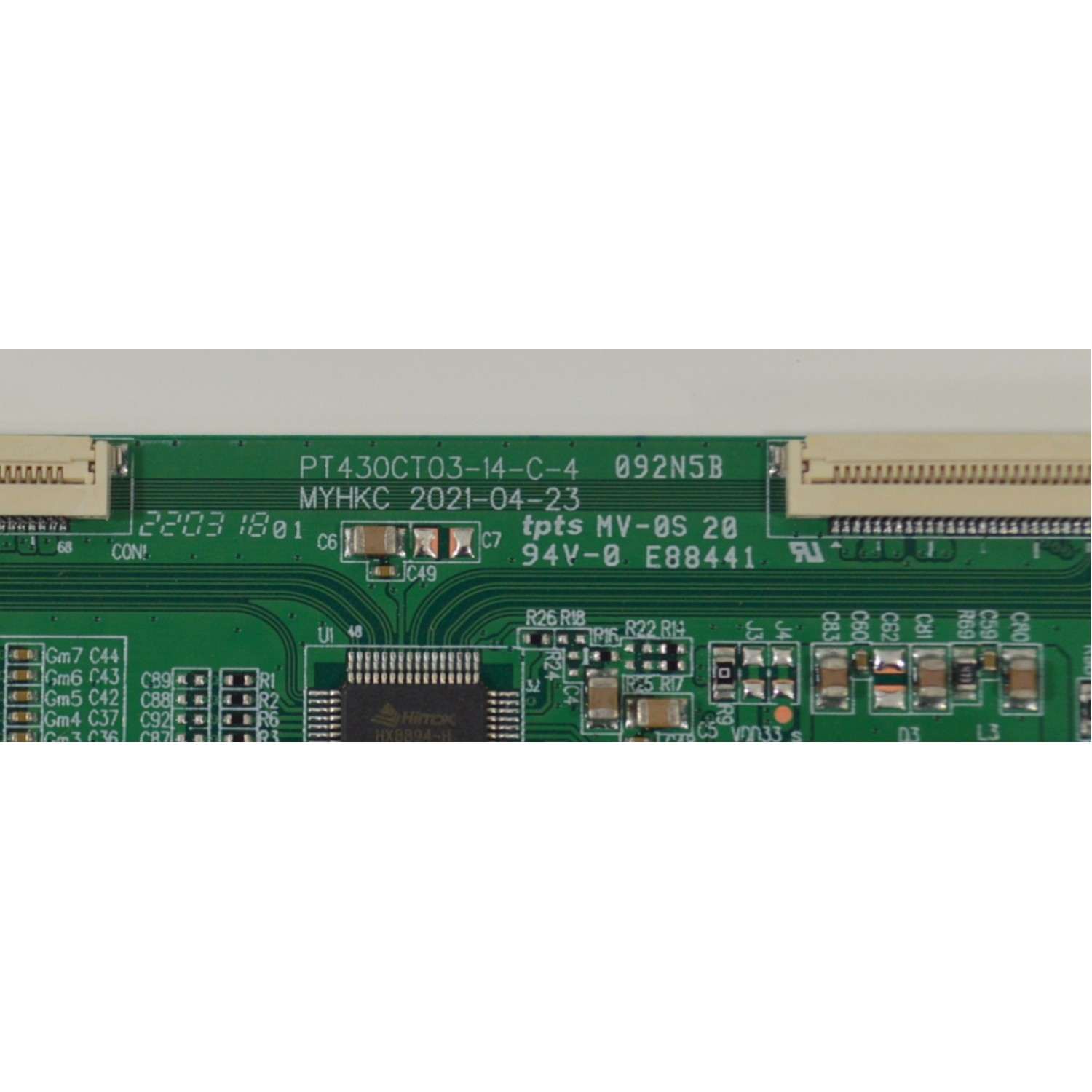 T-CON ORIGINAL NUEVA PARA TV PHILIPS / NUMERO DE PARTE 2601620057400 / PT430CT03-14-C-4 / MYHKC / 2601620057400C / E188441 / PANEL LVF430HKDX E0065 / DISPLAY PT430CT03-14 / MODELOS HKP43R01 / HKP43R02 / WR43EX2300 / 43PFL4775 / 43PFL4775/F7 A CC2 - Imagen 3