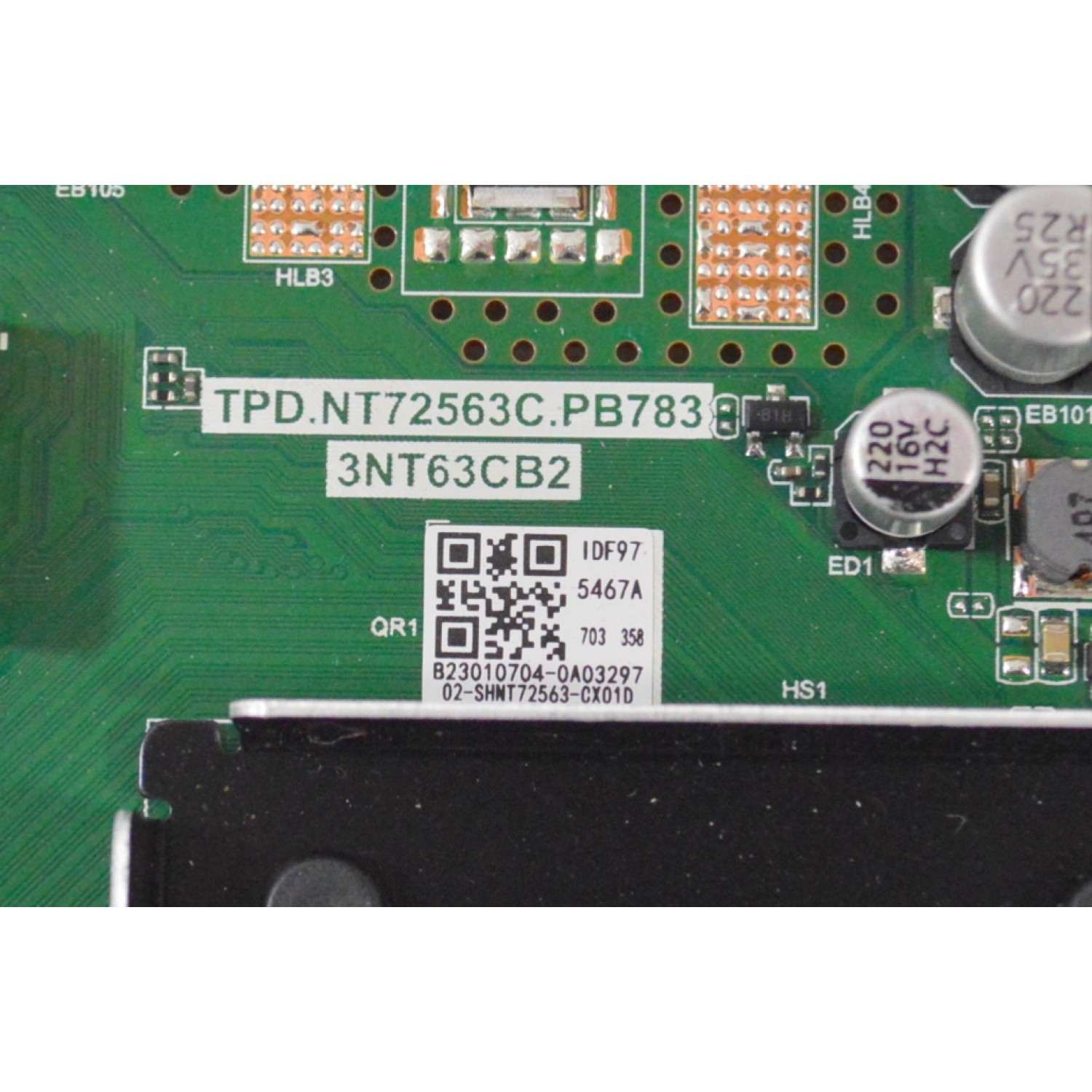 MAIN FUENTE COMBO ORIGINAL NUEVA PARA TV SMART TV / NUMERO DE PARTE 02-SHNT72563-CX01D / TPD.NT72563C.PB783 / 3NT63CB2 / IDF975467A / B23010704 / P2RK29153A2 - Imagen 2