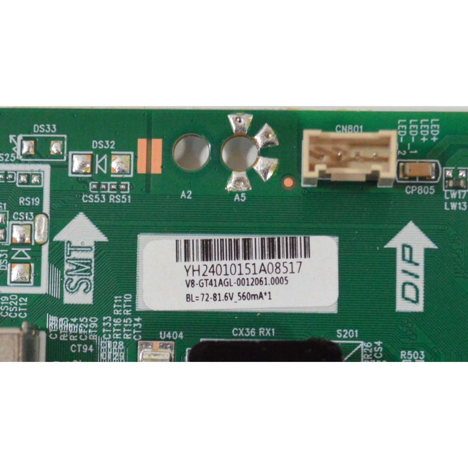 MAIN FUENTE COMBO ORIGINAL NUEVA PARA TV KALLEY GOOGLE TV / NUMERO DE PARTE 02-7RT41AA43-T04T / 7RT41AA8T2AT / TM41AG2 / 201-MM41AG2N-03 / IDE982163B / 7RT41AA8T2BT / V8-GT41AGL-0012061 / CQC22001333052 / V8-GT41AGL-0012061.0005 / MODELO K-GTV43FHD - Imagen 3