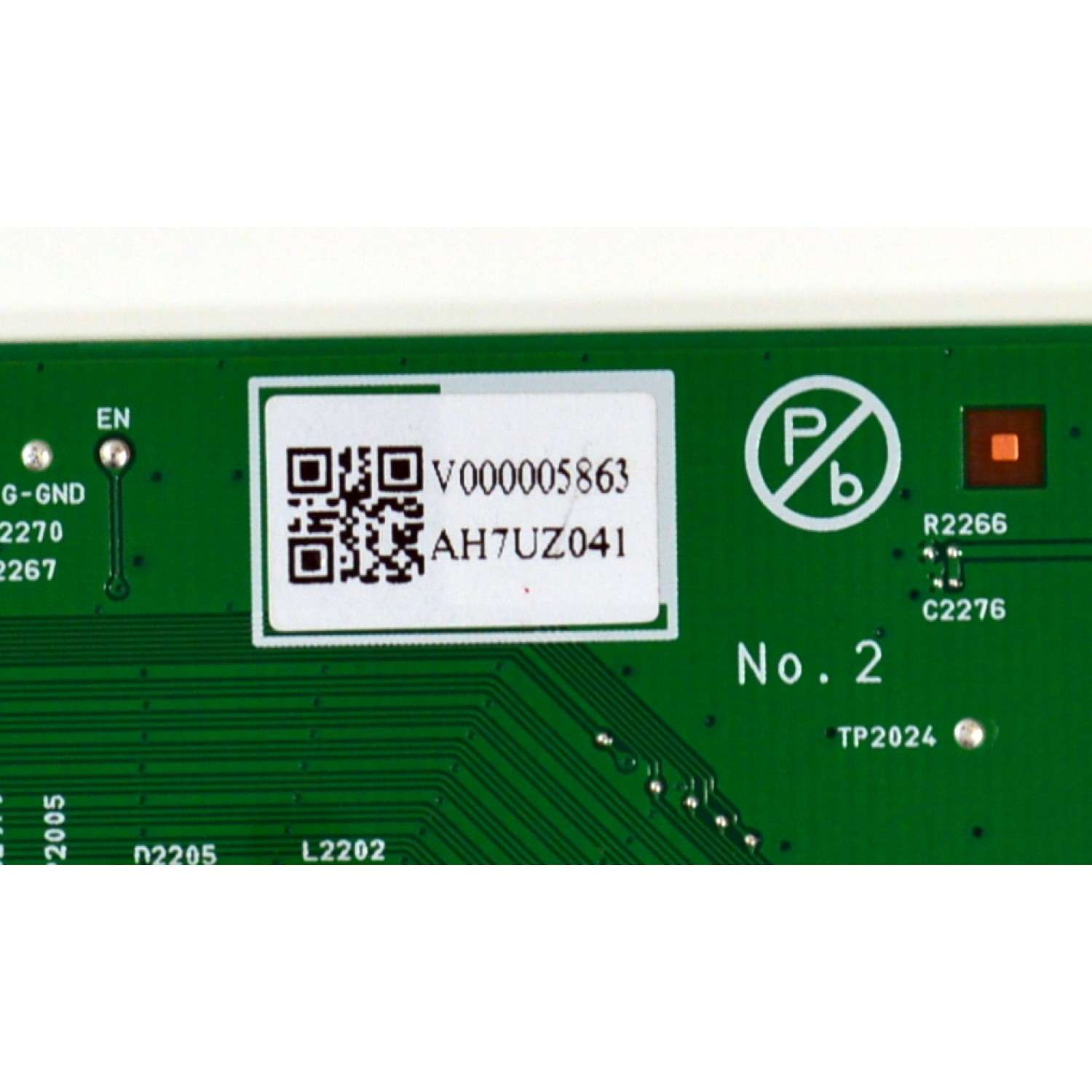 T-CON ORIGINAL PARA TV PHILIPS / NUMERO DE PARTE AH7UZ041 / BAH7UZG0204 1 / V000005863 / K082A-166A / DISPLAY V500DJ7-QE1 REV.D2 / MODELO 50PUL7552/F7 / 50PUL7552/F7 A - Imagen 3
