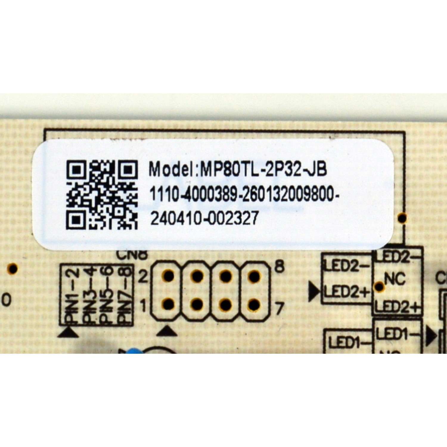 FUENTE DE PODER ORIGINAL PARA TV PHILIPS / NUMERO DE PARTE 260132009800 / MP80TL-2P32-JB / 1110-4000389 / 240410-002327 / PANEL HK430WLEDM-JH5UH / PT430GT03-1 VER.1.0 / BOARD PT430GT03-1-XL-1 / PT430GT03-1-XR-1 / MODELO 43PUL6643/F7 - Imagen 3