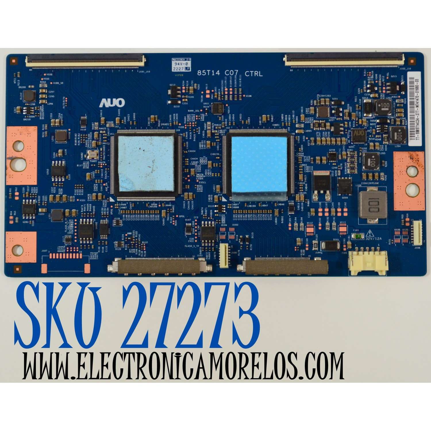 T-CON ORIGINAL PARA TV SONY / NUMERO DE PARTE 5585T14C24 / 85T14 C07 CTRL / 55.85T14.C24 / PANEL YDCM085CCN11 / DISPLAY T850QVN03.J / MODELO KD-85X80CK / KD85X80CK