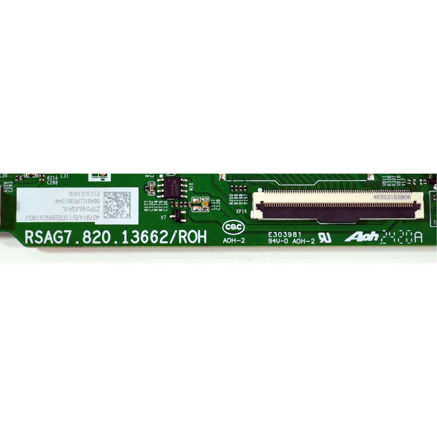 MAIN FUENTE COMBO ORIGINAL PARA TV HISENSE 4K UHD HDR ROKU TV / NUMERO DE PARTE 407914 / RSAG7.820.13662/ROH / 58A51LUR / 357344 / PANEL HD580H1U91-T0L\ROH / DISPLAY CV580U4-L01 REV:01 / BOARD CV580U4-L01-XL-2 / CV580U4-L01-XR-2 / MODELO 58R6E5 58A51LUR - Imagen 2