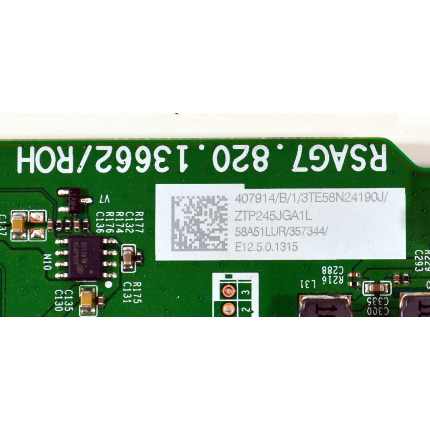 MAIN FUENTE COMBO ORIGINAL PARA TV HISENSE 4K UHD HDR ROKU TV / NUMERO DE PARTE 407914 / RSAG7.820.13662/ROH / 58A51LUR / 357344 / PANEL HD580H1U91-T0L\ROH / DISPLAY CV580U4-L01 REV:01 / BOARD CV580U4-L01-XL-2 / CV580U4-L01-XR-2 / MODELO 58R6E5 58A51LUR - Imagen 3