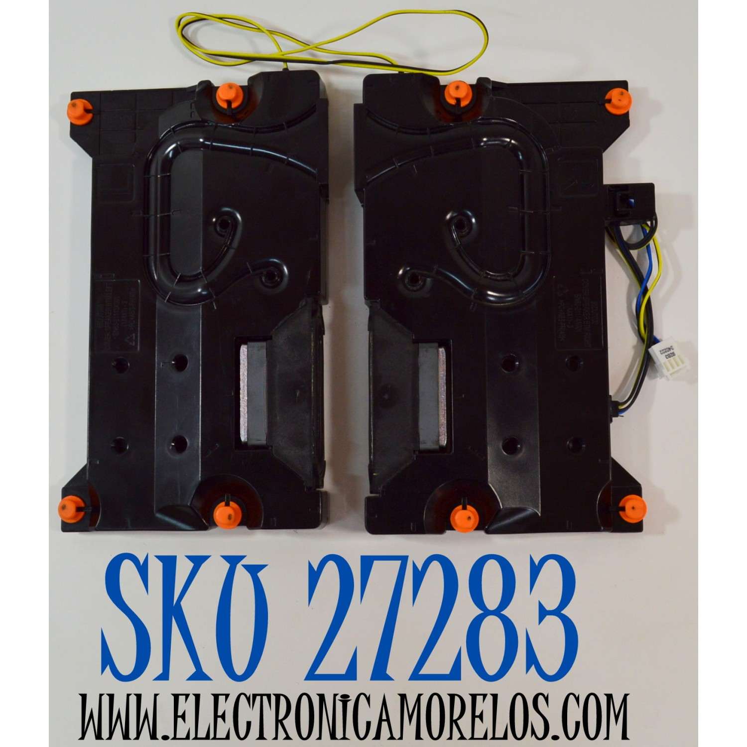 KIT DE BOCINAS ORIGINAL PARA TV SAMSUNG 2 PIEZAS / NUMERO DE PARTE BN96-58392B / BN9658392B / BN63-21113X001 / BN63-21114X001 / BN63-21115X001 / BN63-21116X001 / 65DU7000 / 6Ω / 10W / B34C13SV23 / MODELO UN70DU7200FXZA / UN70DU7200FXZA UB01 / UN70DU7000