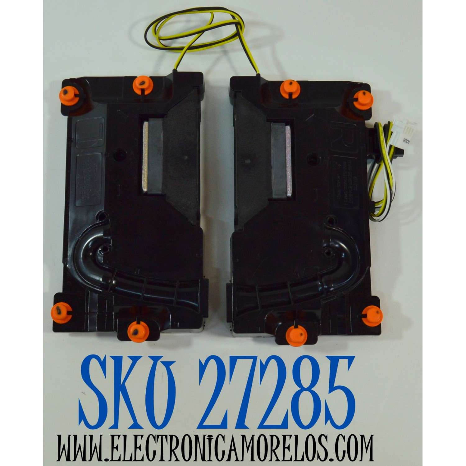 KIT DE BOCINAS ORIGINAL PARA TV SAMSUNG 2 PIEZAS / NUMERO DE PARTE BN96-58391D / BN63-21112AX001 / BN63-21111AX001 / BN63-21110AX001 / BN63-21109AX001 / BN9658391D / 43DU7000 / 6Ω / 10W / B34B01SV23 / MODELO UN60DU6900FXZA / UN60DU7000FXZX