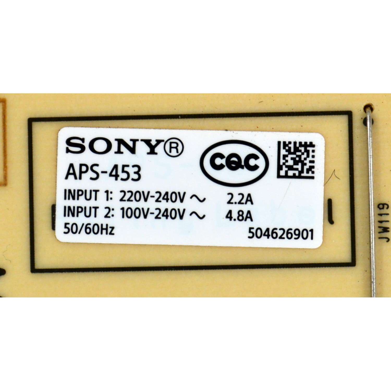 FUENTE DE PODER ORIGINAL PARA TV SONY BRAVIA / NUMERO DE PARTE 101713511 / 101668911 / APS-453 / APS-453 (CH) / 1-017-135-11 / 101713511-23082016320-A / PANEL YDDM075DGS11 / DISPLAY ST7461D04-6 V2.1 / MODELO XR-75X90CL / XR75X90CL / XR-75X90L / XR75X90L  - Imagen 4
