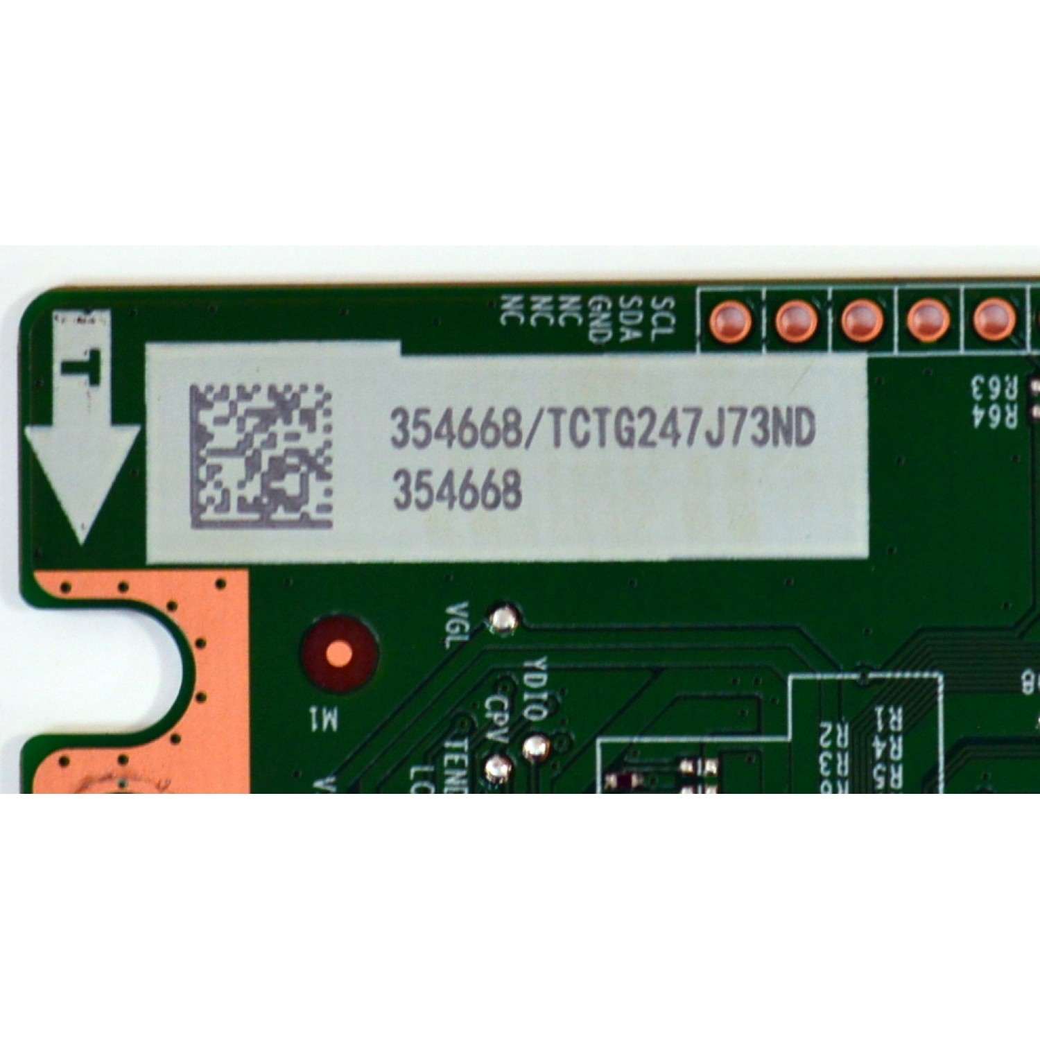 T-CON ORIGINAL PARA TV HISENSE / NUMERO DE PARTE 354668 / RSAG7.820.13799/ROH / TCTG247J73ND / PANEL JHD550H1U62-T0LA / DISPLAY PT550GT08-1 VER.1.0 /  BOARD PT550GT08-1-XL-1 / PT550GT08-1-XR-1 / MODELO 55R6030N - Imagen 2