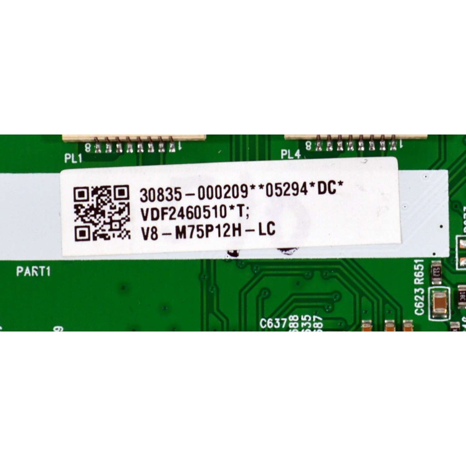 LED DRIVER ORIGINAL PARA TV TCL / NUMERO DE PARTE 30835-000209 / 40-85P12H-DCA2LG / 11602-501057 / V8-M75P12H-LC / PANEL LVU750NDJL / DISPLAY ST7461D03-2 VER.2.3 / BOARD CSU07-XRL-1 / CSU07-XRR-1 / CSU07-XLL-1 / CSU07-XLR-1 / MODELO 75Q691G / 75Q691F - Imagen 3