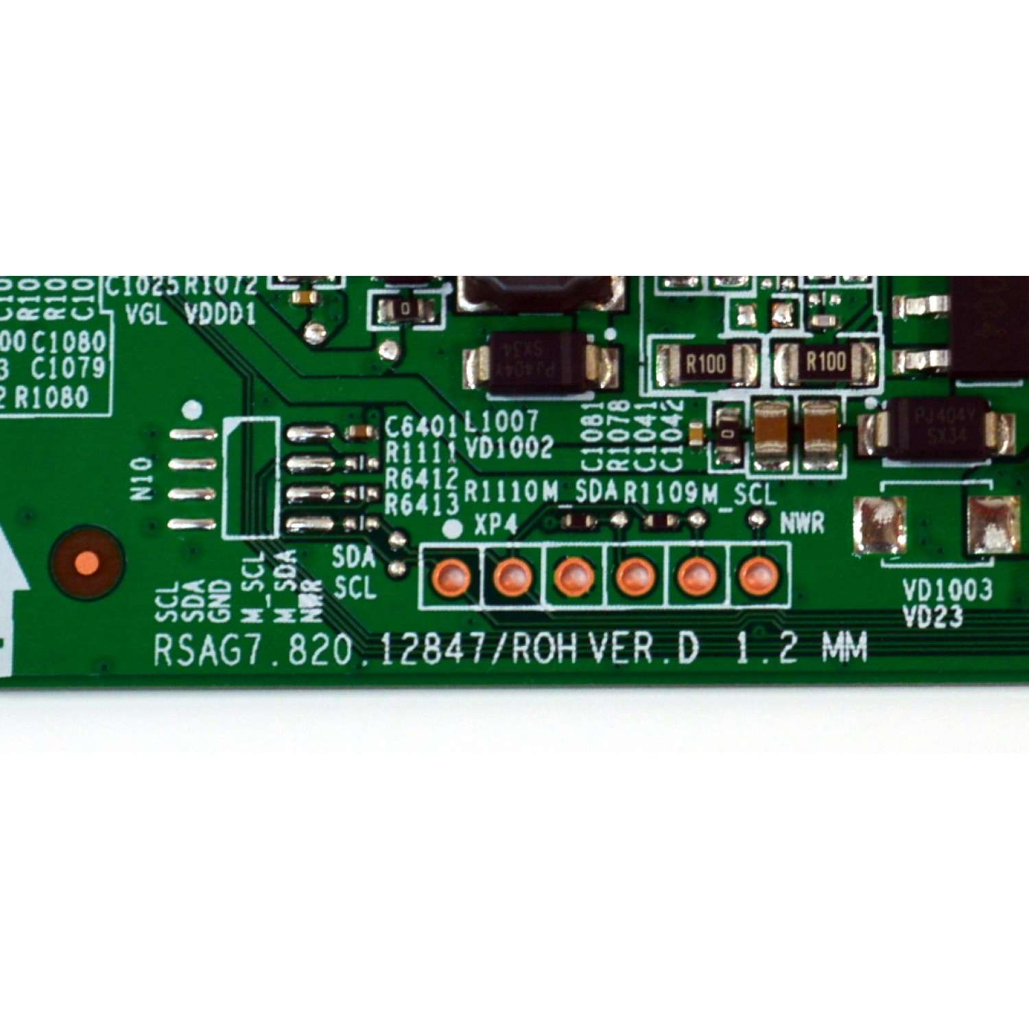 T-CON ORIGINAL PARA TV HISENSE / NUMERO DE PARTE 403461 / RSAG7.820.12847/ROH / H41804PNS48A1 / RSAG7.820.12847/ROH VER.D / TCFZ2444B3Q8 / PANEL HD650H1U74-T0L7B6 / DISPLAY HV650QUB-E75 REV.2.0 / MODELO 65QD7N - Imagen 4