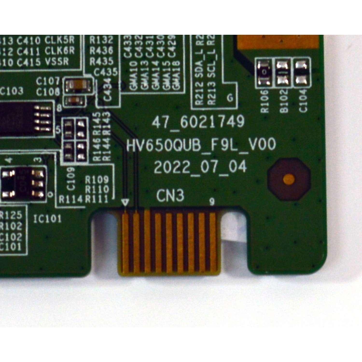 T-CON ORIGINAL PARA TV SONY / NUMERO DE PARTE 44-9772190 / 47_6021749 / 44-9772190O / HV650QUB_F9L_V00 / L433189A_12 / HV650QUBF9L / PANEL BOEI650WQ1 / DISPLAY HV650QUB-F9L / MODELO KD-65X77CL / KR-65X90CL - Imagen 3