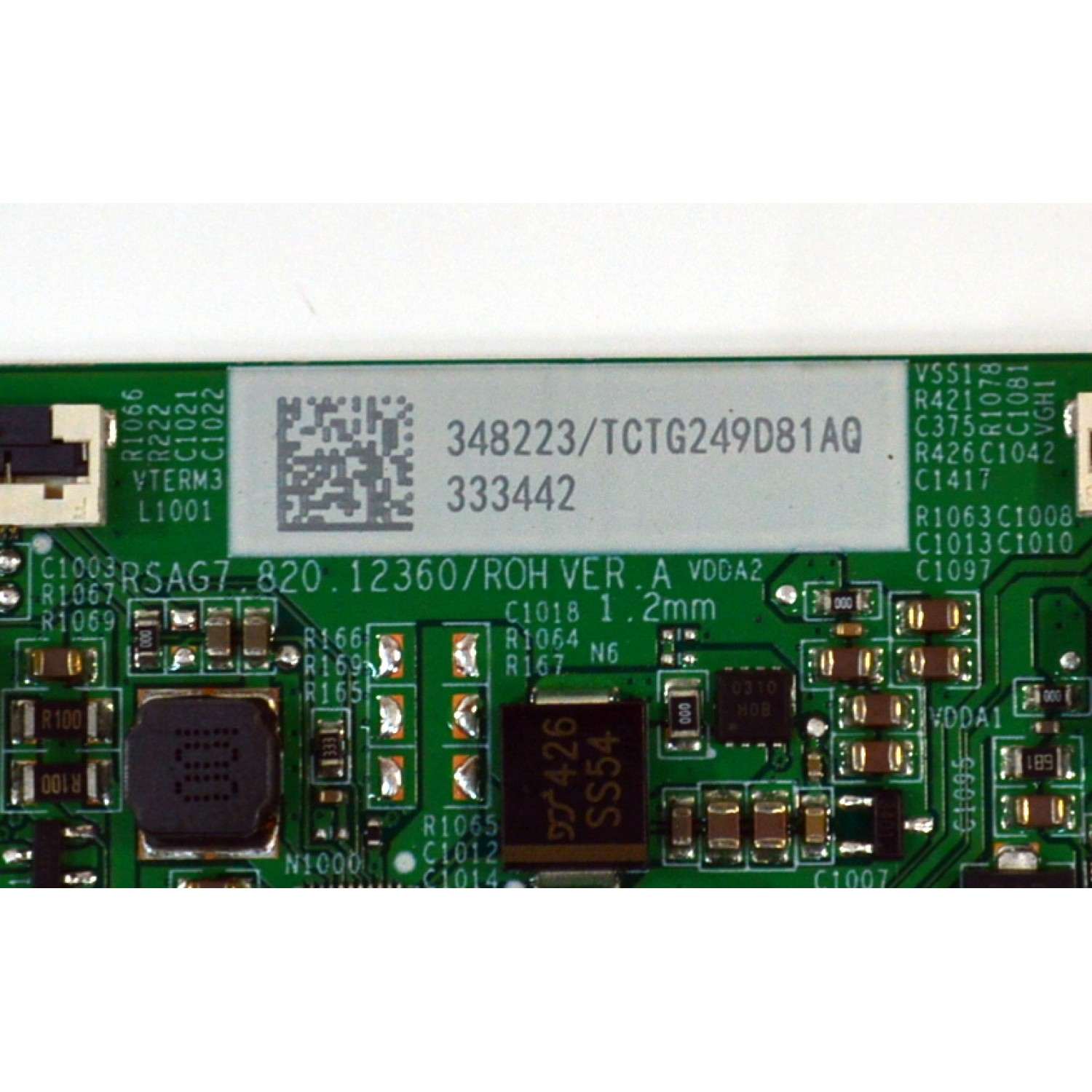 T-CON ORIGINAL PARA TV HISENSE / NUMERO DE PARTE 348223 / RSAG7.820.12360/ROH / 333442 / 4DE45028A / RSAG7.820.12360/ROH VER.A / TCTG249D81AQ / PANEL HD750H1U71-T0L4K1\ROH  / DISPLAY HV750QUB-F92 / MODELO 75R6E5 / 75QD65NF - Imagen 2