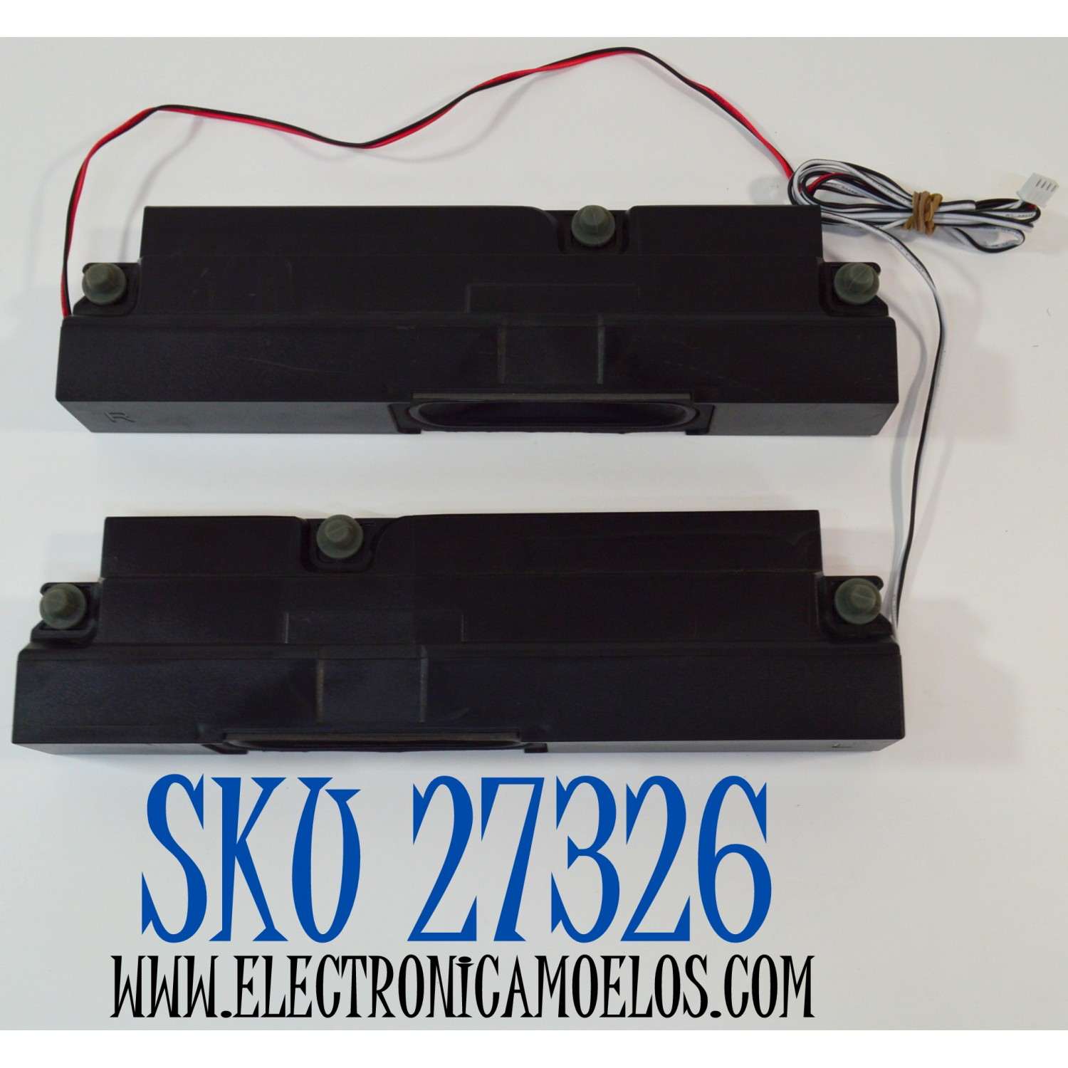 KIT DE BOCINAS PARA TV VIZIO 2 PIEZAS / NUMERO DE PARTE VT 1020570 / B436 / B436-BA001 / 6Ω / 10W / MODELO V4K86C-0804