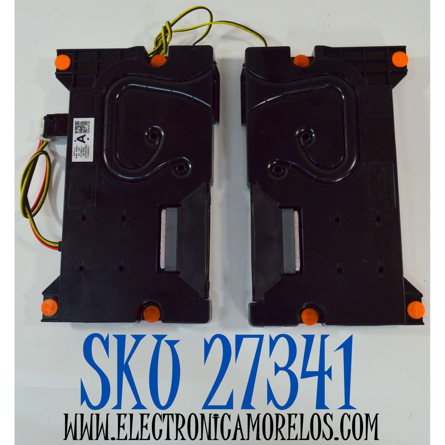 KIT DE BOCINAS ORIGINAL PARA TV SAMSUNG 2 PIEZAS / NUMERO DE PARTE BN96-58392A / BN63-21116X001 / BN63-21115X001 / BN63-21114X001 / BN63-21113X001 / 65DU7000 / 6Ω / 10W / C14G04SV31 / MODELO UN65DU7200BXZA / UN65DU7200BXZA UG06