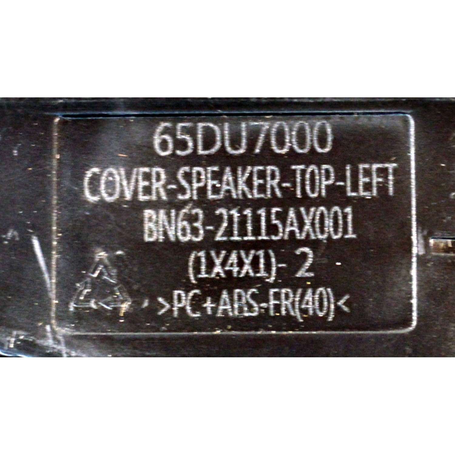KIT DE BOCINAS ORIGINAL PARA TV SAMSUNG 2 PIEZAS / NUMERO DE PARTE BN96-58392A / BN63-21116X001 / BN63-21115X001 / BN63-21114X001 / BN63-21113X001 / 65DU7000 / 6Ω / 10W / C14G04SV31 / MODELO UN65DU7200BXZA / UN65DU7200BXZA UG06 - Imagen 3