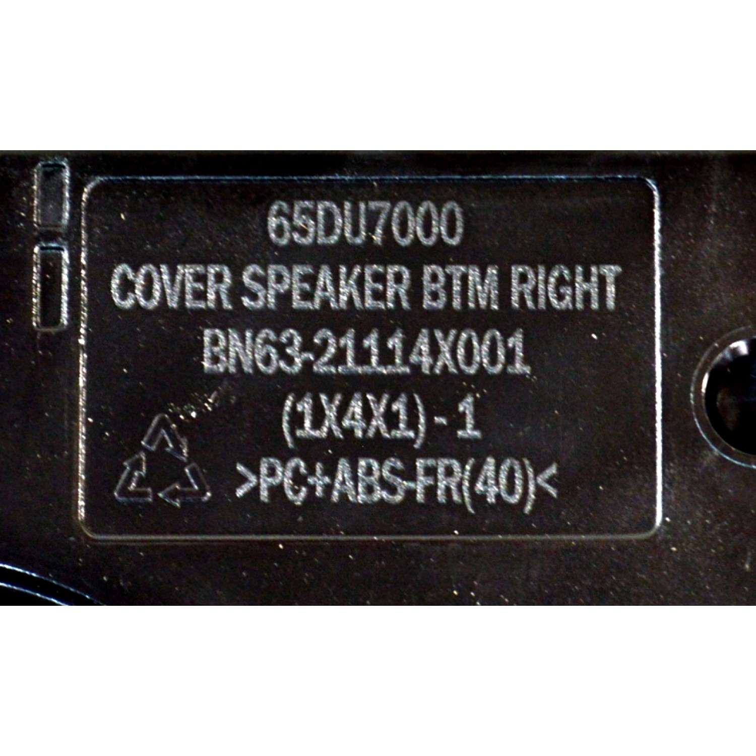 KIT DE BOCINAS ORIGINAL PARA TV SAMSUNG 2 PIEZAS / NUMERO DE PARTE BN96-58392A / BN63-21116X001 / BN63-21115X001 / BN63-21114X001 / BN63-21113X001 / 65DU7000 / 6Ω / 10W / C14G04SV31 / MODELO UN65DU7200BXZA / UN65DU7200BXZA UG06 - Imagen 5