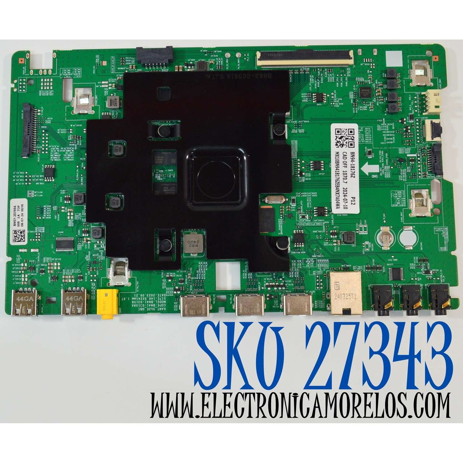 MAIN ORIGINAL PARA TV SAMSUNG 4K UHD HDR / NUMERO DE PARTE BN94-18176Z / BN41-03158A / BN97-20769A / BN96-57321C / BN96-52592A / PANEL CY-NC085HGHV2H / DISPLAY ST8461D01-2 V2.1 / BOARD ST8461D01-1-XL-3 / ST8461D01-1-XR-3 / MODELO UN85DU7200BXZA XC02