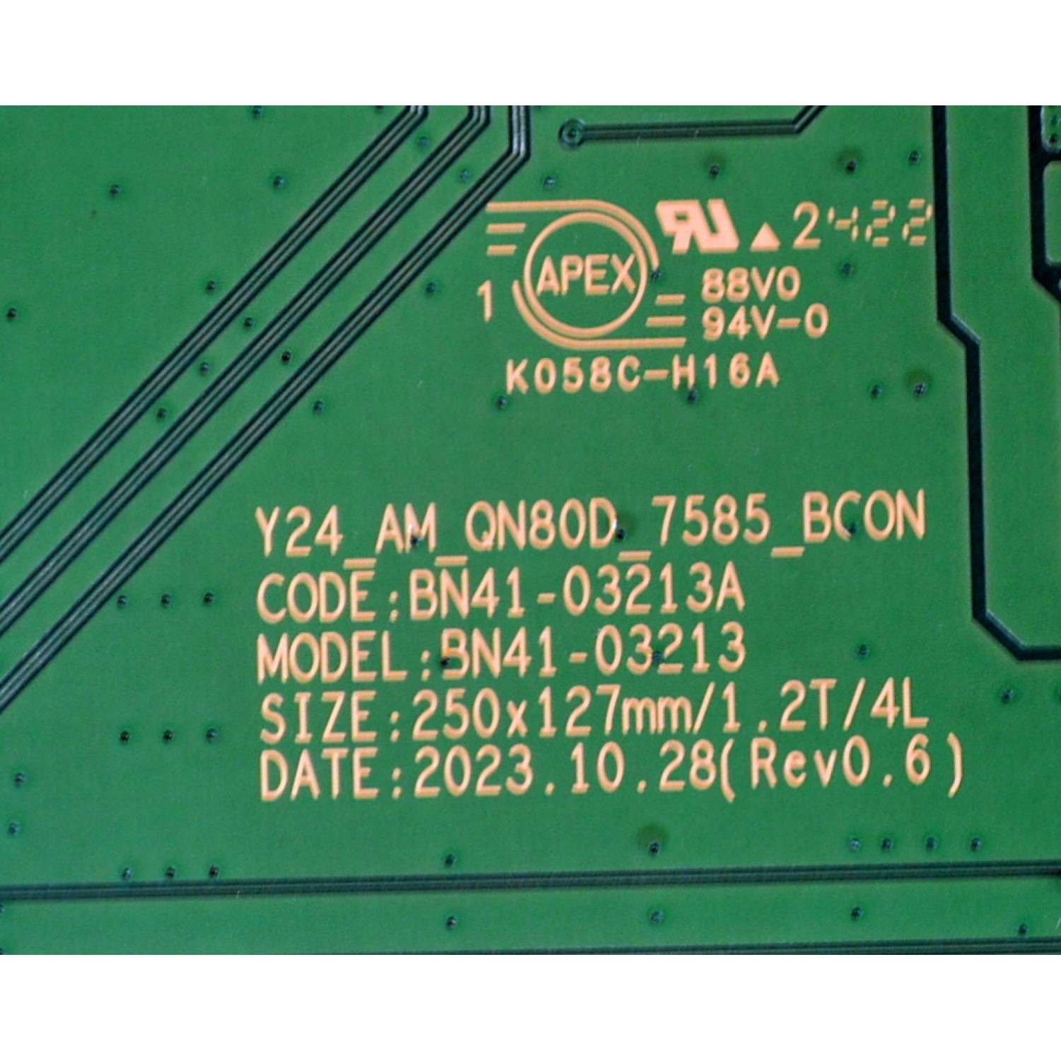 LED DRIVER ORIGINAL PARA TV SAMSUNG / NUMERO DE PARTE BN94-18293A / BN41-03213A / BN41-03213 / BN9418293A / BN97-21263A / DFVC2422 / BN41-03213A-006 / PANEL CY-TD085FMAV2H / DISPLAY T850QVN04.3 / BN96-58275A / MODELO QN85QN85DDFXZA / QN85QN85DDFXZA AA01 - Imagen 4