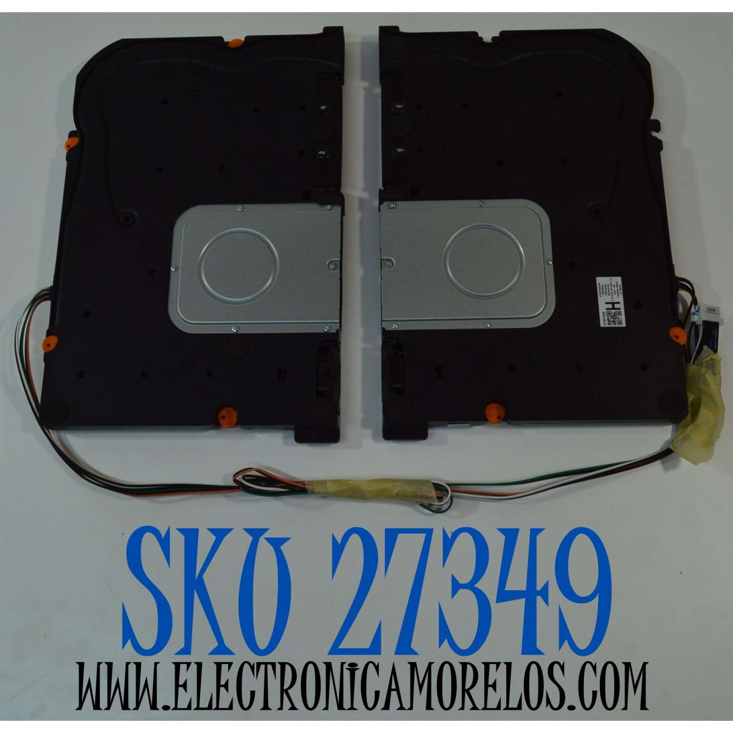 KIT DE BOCINAS ORIGINAL PARA TV SAMSUNG 2 PIEZAS / NUMERO DE PARTE BN96-58506H / BN63-21104A-X001 / BN63-21105A-X001 / BN63-21106A-X001 / BN63-21107A-X001 / 55QN80D / 6Ω / 10W / A94J21SV19 / MODELO QN85QN85DDFXZA / QN85QN85DDFXZA AA01