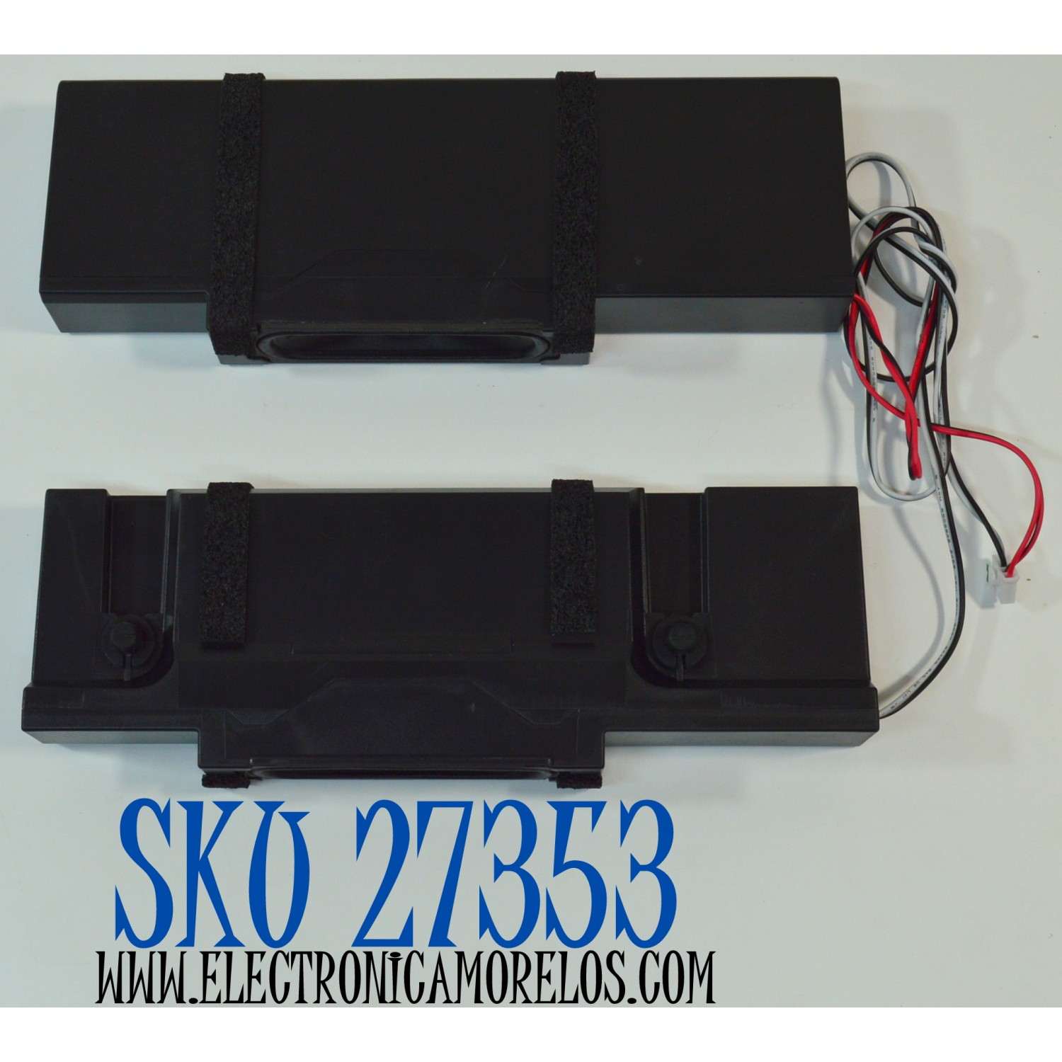 KIT DE BOCINAS ORIGINAL PARA TV VIZIO 2 PIEZAS / NUMERO DE PARTE 1020570 / VT 1020570 / B427-BA001 / 6Ω / 10W / MODELO M75Q6X-L4 / V4K65C-0804 / 75PUL7552/F7