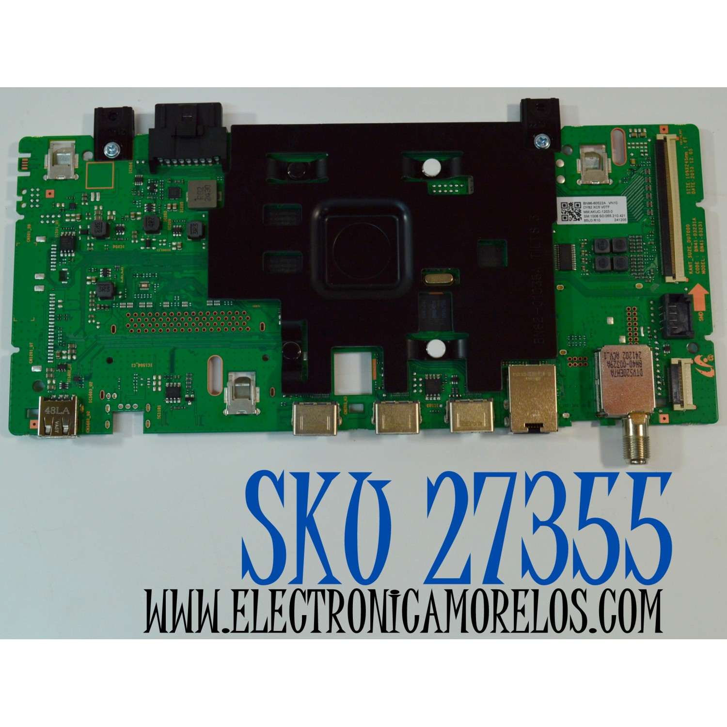 MAIN ORIGINAL PARA TV SAMSUNG 4K UHD HDR / NUMERO DE PARTE BN96-60522A / BN41-03231A / BN41-03231 / BN9660522A / PANEL CY-BD085HGAV2H / DISPLAY T850QVN04.1 / BOARD 85ST14.S18-XR / 85T14.S0P-XC / 85T14.SOP-XC / 85T14S19-XL / MODELO UN85DU7200BXZA AB01