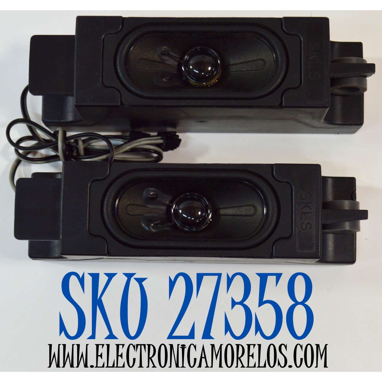 KIT DE BOCINAS ORIGINAL PARA TV TCL 2 PIEZAS / NUMERO DE PARTE 12302-500240 / B3513050-E1-X1 / SKLS / 2F12 / 6Ω / 10W / MODELO  43S470G / 43Q51BR / 43S451 / 43Q5K / 55F35 / 55S41BR  / 65S41BR / 65Q51K / 50S451 / 55Q5K / 65S451 / 55S451G / 50Q3K