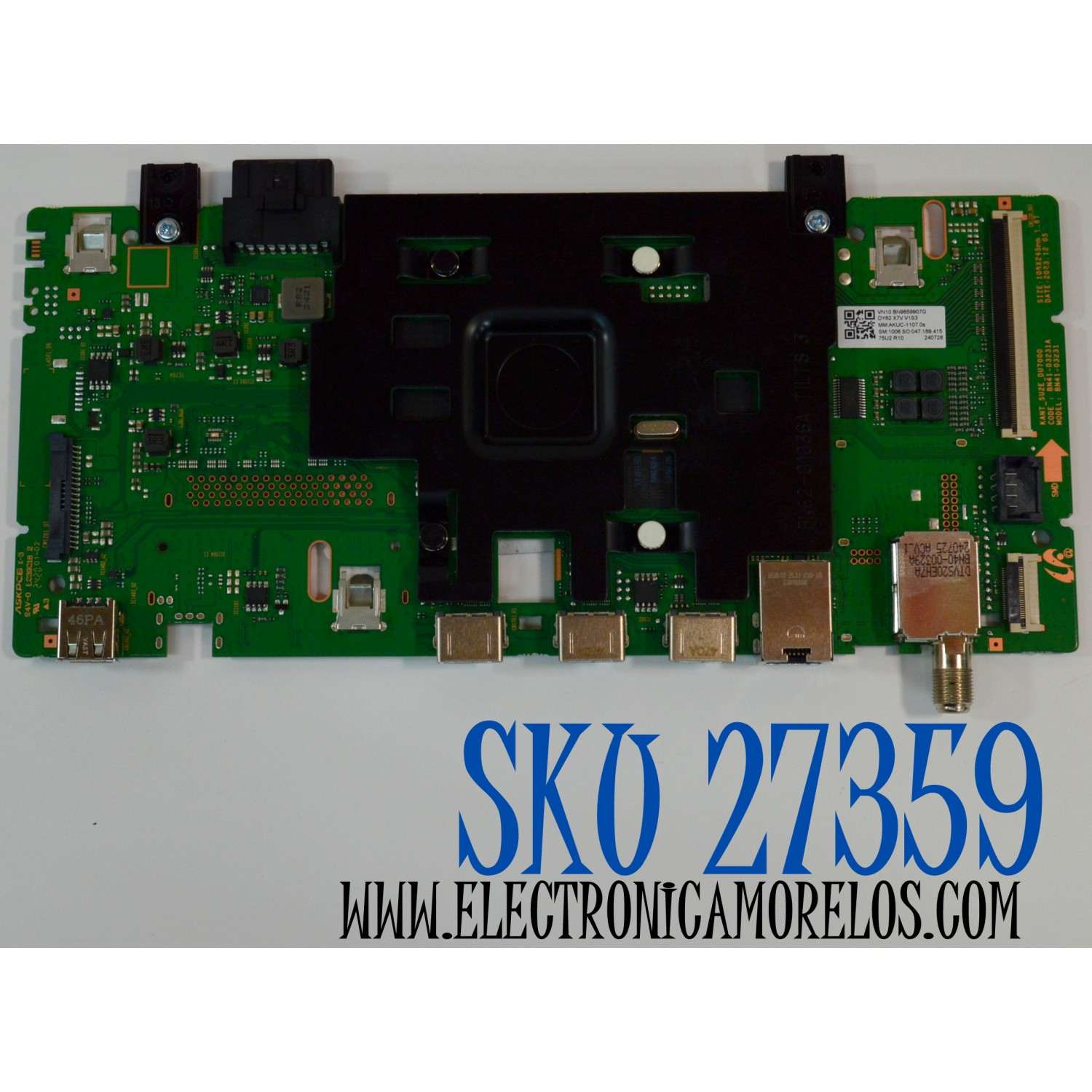 MAIN ORIGINAL PARA TV SAMSUNG 4K UHD / NUMERO DE PARTE BN96-59907G / BN41-03231A / BN41-03231 / KANT_SU2E__DU7000 / BN9659907G / BN96-58586E / BN96-58294A / PANEL CY-BD075HGSV5H / DISPLAY JR745R3HC5K / MODELO UN75DU7200BXZA UH07