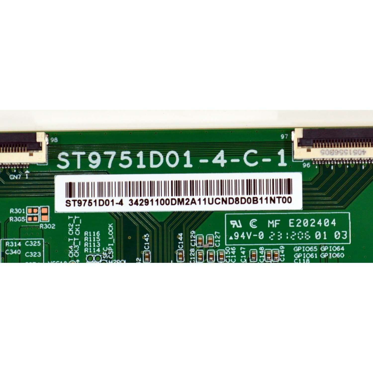 T-CON ORIGINAL PARA TV LG / NUMERO DE PARTE 34291100DM2A / ST9751D01-4-C-1 / D634239A0F-A / 34291100DM2A11 / PANEL LVU980C0DAN / DISPLAY ST9751D01-4 VER.2.2 / MODELO 98UT9000PUA.CUSCKH - Imagen 3