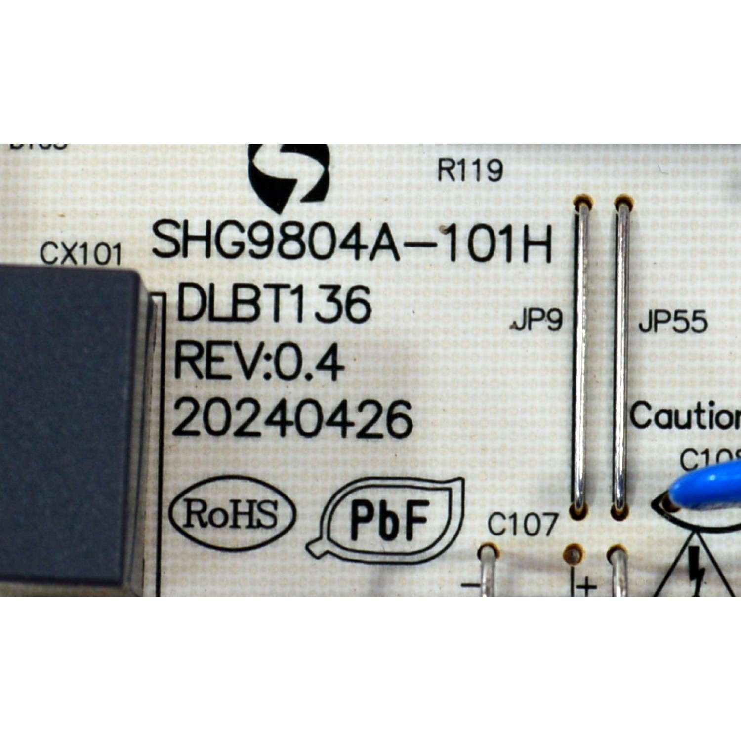 FUENTE DE PODER ORIGINAL PARA TV LG / NUMERO DE PARTE 81-PBE124-H480001 / SHG9804A-101H / CQC16001141928 / PANEL LVU980C0DAN / DISPLAY ST9751D01-4 VER.2.2 / BOARD ST9751D01-1-XLL-1 / ST9751D01-1-XLR-1 / ST9751D01-1-XRL-1 / MODELO 98UT9000PUA.CUSCKH - Imagen 3