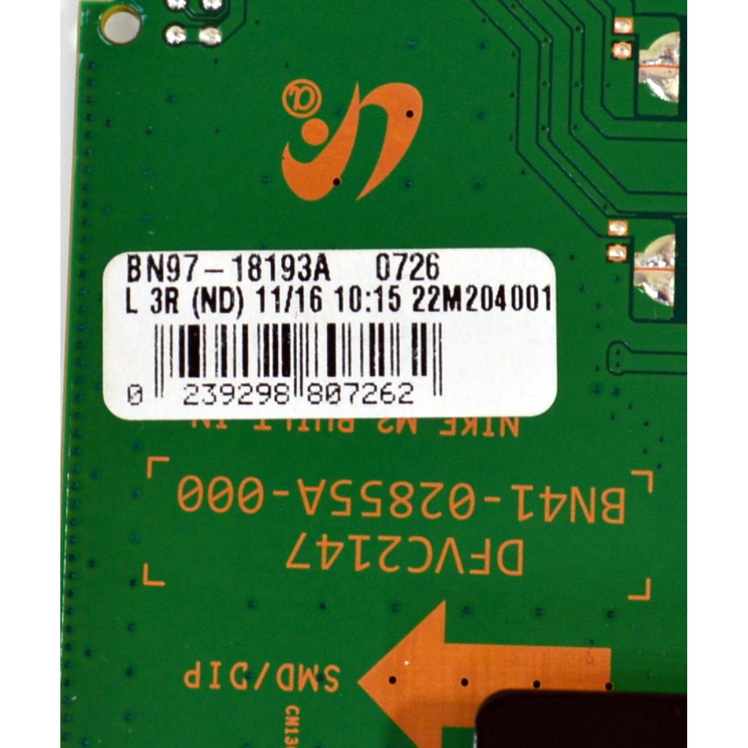 MAIN ORIGINAL PARA TV SAMSUNG / NUMERO DE PARTE BN94-16842S / DFVC2147 / BN41-02855A-000 / BN97-18193A / T058C-780B / BN9416842S / PANEL CY-QA075FGHV7H / DISPLAY ST7461D02-M VER.2.1 / BOARD ST7461D02-6-XL-1 / ST7461D02-6-XM-1 / MODELO QN75Q7DAAFXZA - Imagen 4
