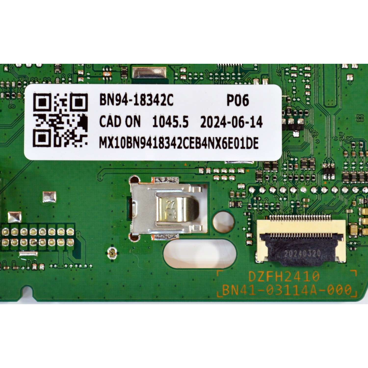 MAIN ORIGINAL PARA TV SAMSUNG / NUMERO DE PARTE BN94-18342C / BN41-03114A / DZFH2410 / BN41-03114A-000 / BN9418342C / BN97-21174N / PANEL CY-QD075HGHV1H / DISPLAY ST7461D03-1 V2.1 / BOARD CSU17-XL-4 / CSU17-XM-4 / CSU17-XR-4 / MODELO QN75Q60DDFXZA CA02 - Imagen 2