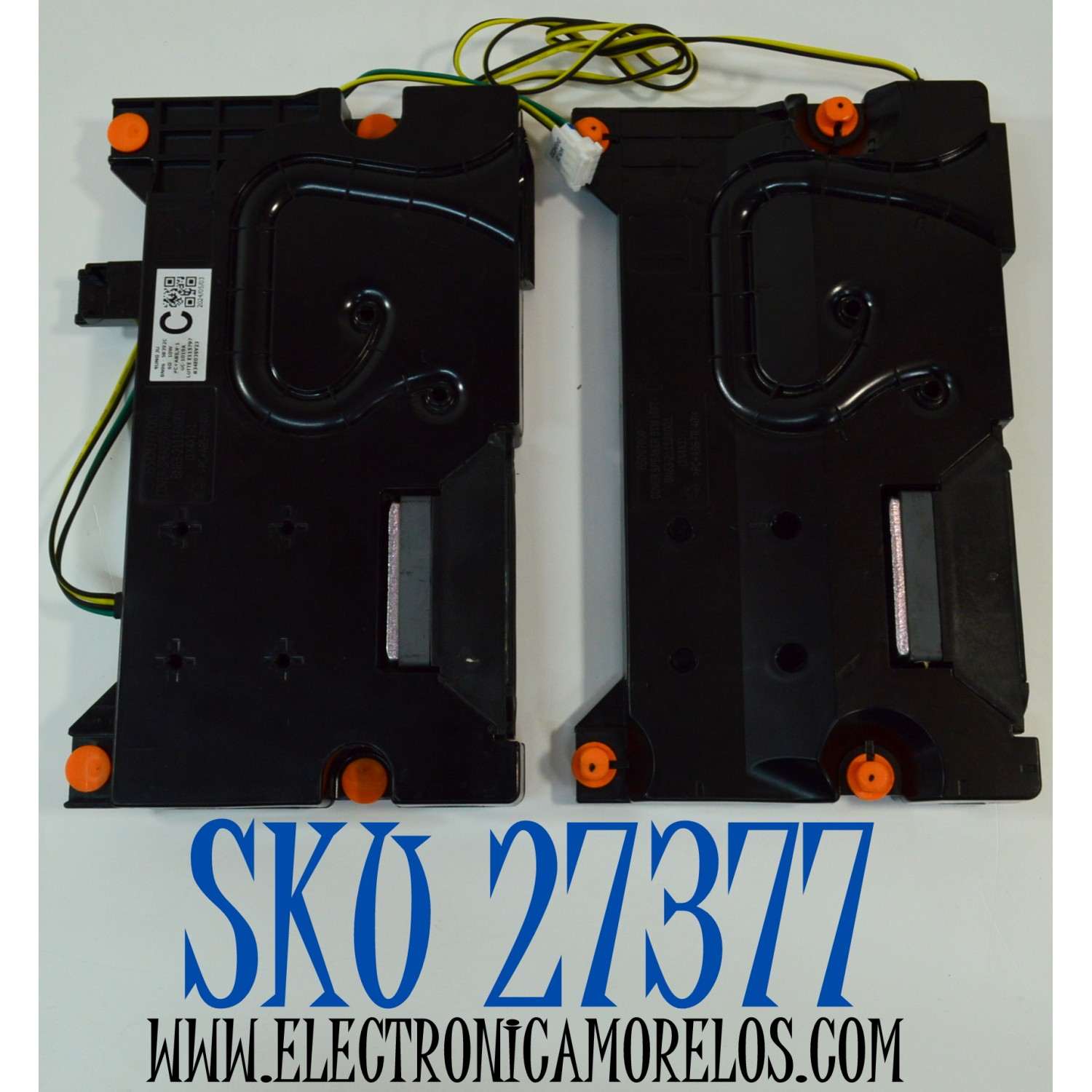 KIT DE BOCINAS ORIGINAL PARA TV SAMSUNG 2 PIEZAS / NUMERO DE PARTE BN96-58392C / BN63-21116X001 / BN63-21115X001 / BN63-21114X001 / BN63-21113X001 / 65DU7000 / 6Ω / 10W / 834E03SV23 / MODELO UN75DU7200BXZA / UN75DU7200BXZA CB05/ QN75Q60DBFXZA