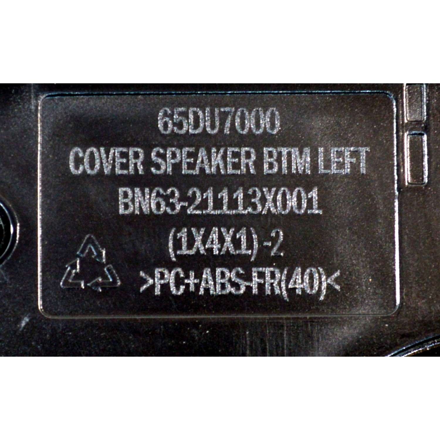 KIT DE BOCINAS ORIGINAL PARA TV SAMSUNG 2 PIEZAS / NUMERO DE PARTE BN96-58392C / BN63-21116X001 / BN63-21115X001 / BN63-21114X001 / BN63-21113X001 / 65DU7000 / 6Ω / 10W / 834E03SV23 / MODELO UN75DU7200BXZA / UN75DU7200BXZA CB05/ QN75Q60DBFXZA - Imagen 4