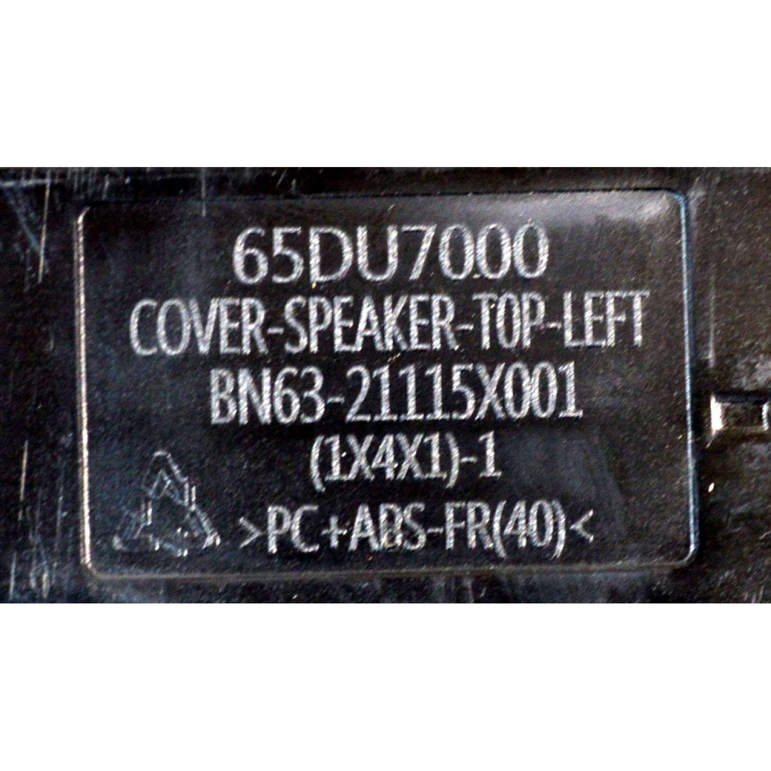 KIT DE BOCINAS ORIGINAL PARA TV SAMSUNG 2 PIEZAS / NUMERO DE PARTE BN96-58392C / BN63-21116X001 / BN63-21115X001 / BN63-21114X001 / BN63-21113X001 / 65DU7000 / 6Ω / 10W / 834E03SV23 / MODELO UN75DU7200BXZA / UN75DU7200BXZA CB05/ QN75Q60DBFXZA - Imagen 2