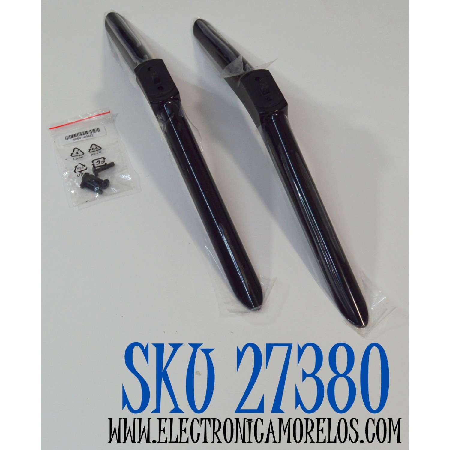 KIT DE BASES ORIGINAL NUEVAS PARA TV LG 2 PIEZAS / NUMERO DE PARTE 80302-05253 / 81302-052012416BU003443 / 81302-052012416BU003403 / MODELO 65UT7570PUB / 65UT7570PUB.CUSFBH / 65UT73 / 65UT75 / 55UT75 / 50UT75