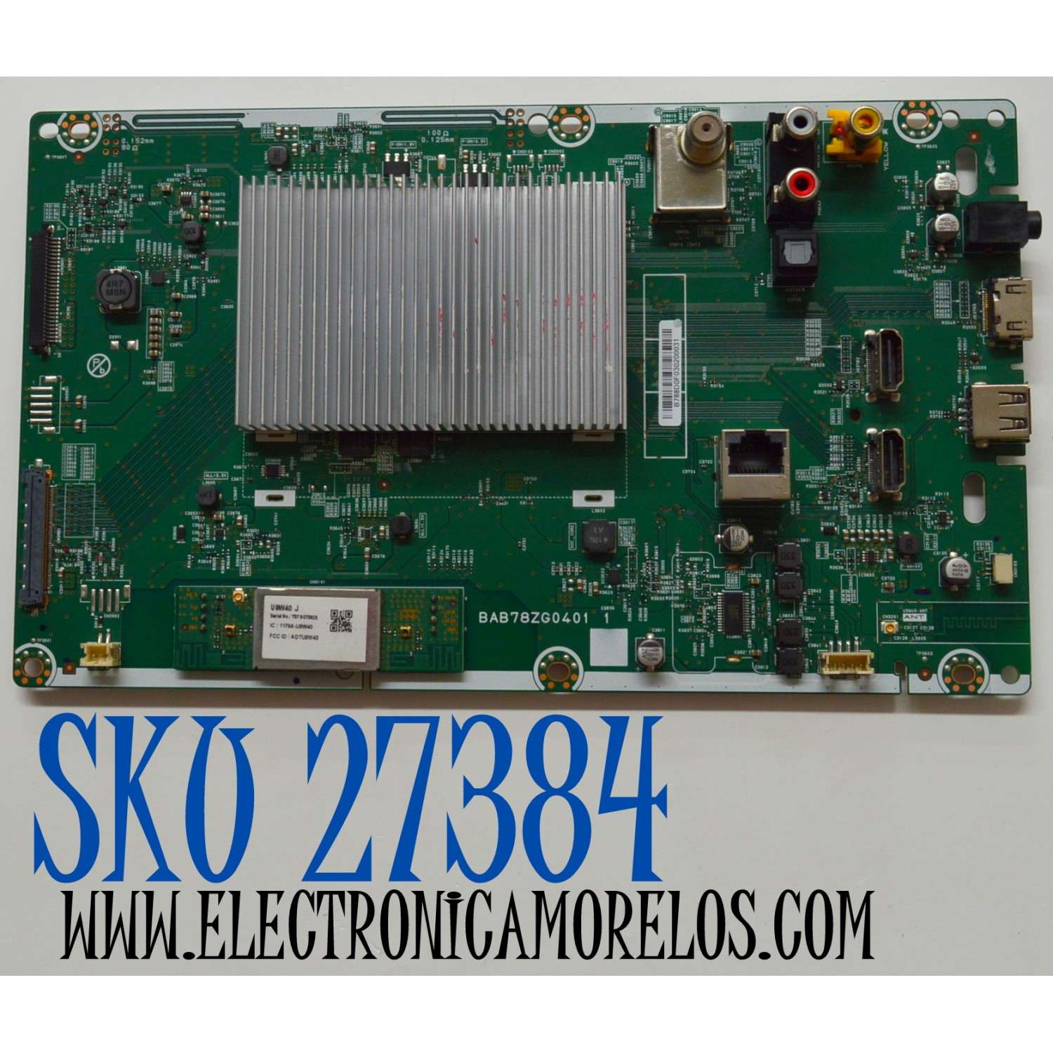MAIN ORIGINAL PARA TV PHILIPS / NUMERO DE PARTE AB788UA-65UL / BAB78ZG0401 / E019E4748AC / B788D0F030200031 / PANEL LC650EGY (SM)(M5) / MODELO 65PFL5604/F7 
