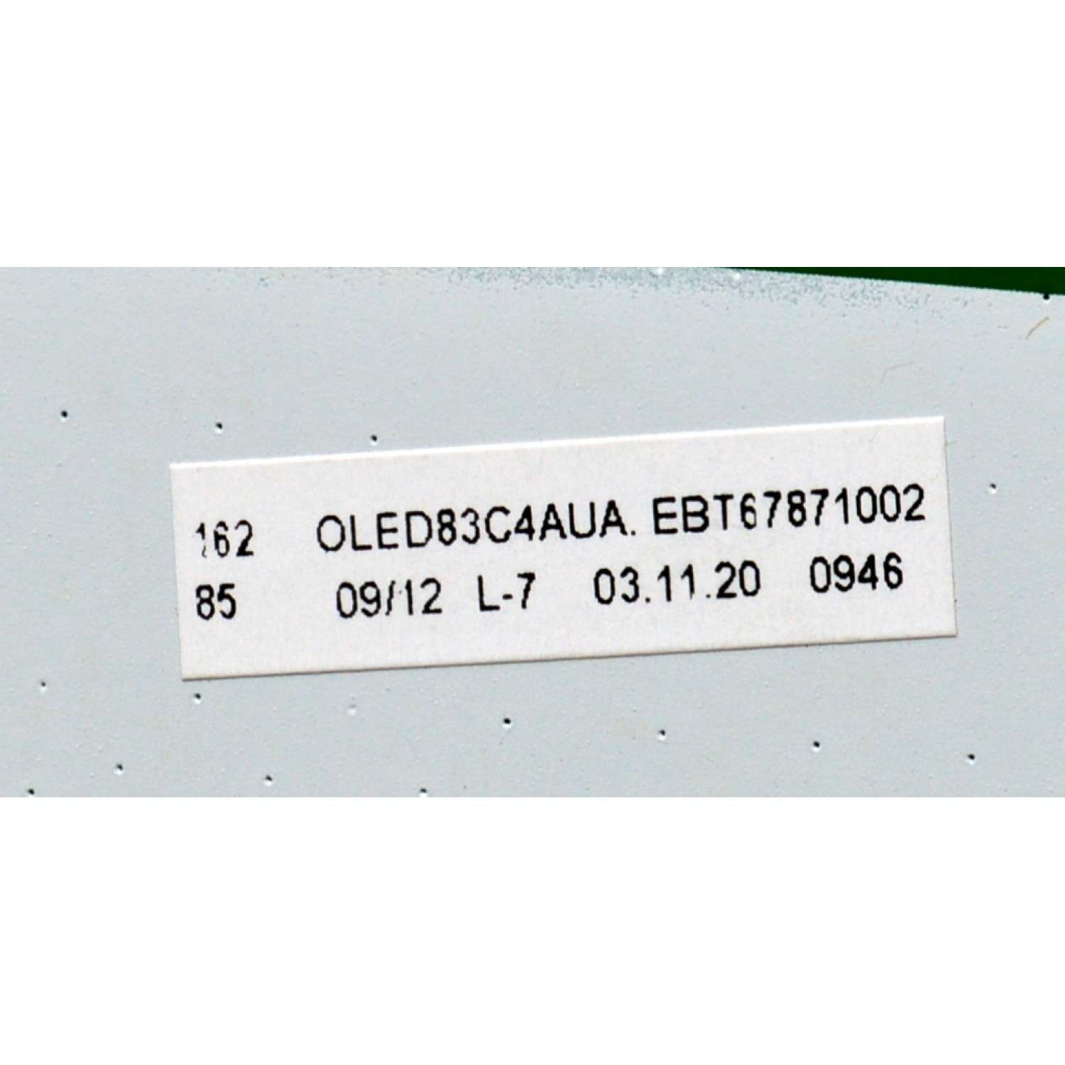 MAIN ORIGINAL PARA TV LG / NUMERO DE PARTE EBT67871002 / EAX70015407 / EAX70015407(1.0) / 67871002 / TU6700 / TU6701 / TU6702 / TU6703 / TU6704 / TU6705 / TU6707 / TU6708 / TU6709 / PANEL LE830AQU (ES)(B2) / MODELO OLED83C4AUA / OLED83C4AUA.BUSYLJR - Imagen 2