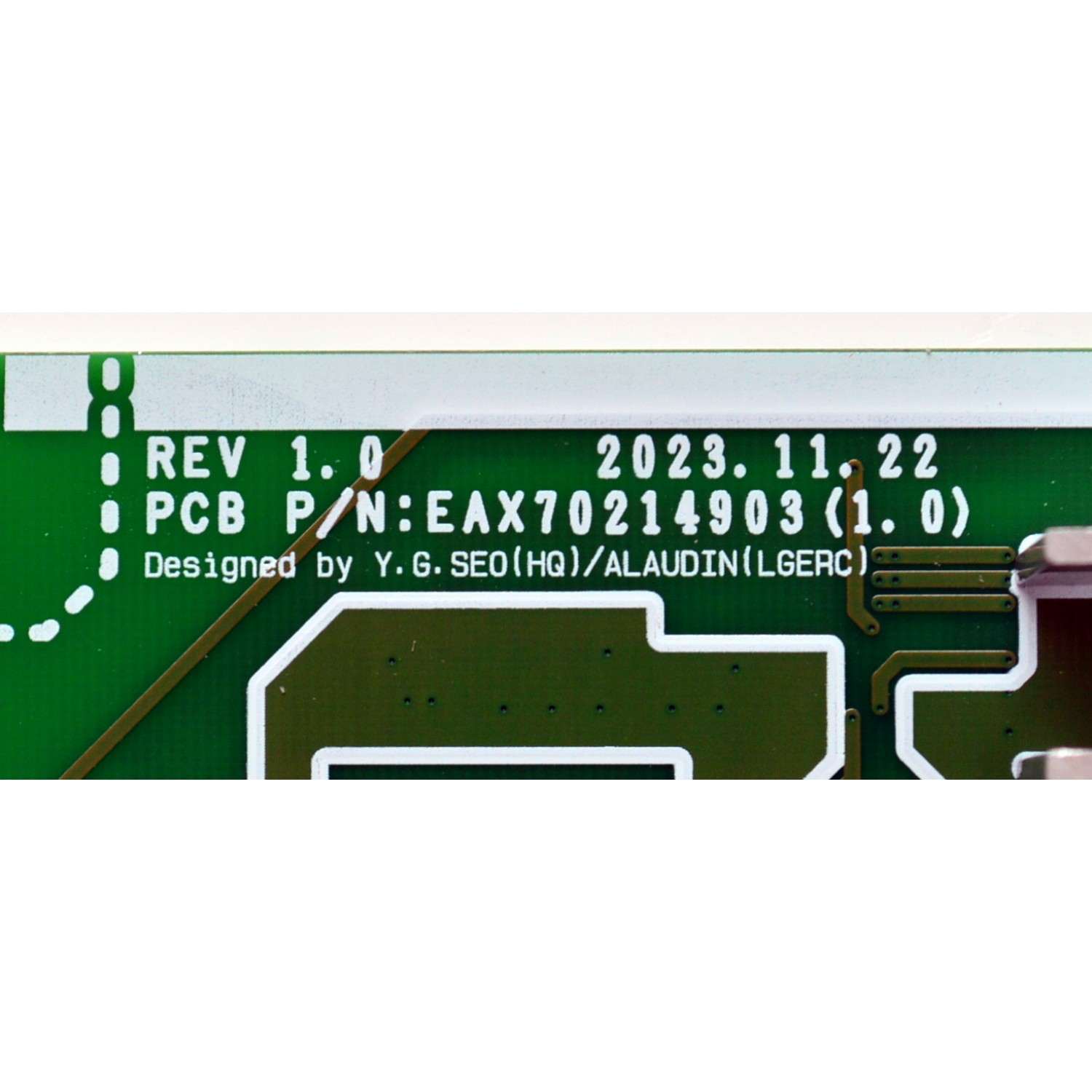 FUENTE DE PODER ORIGINAL PARA TV LG / NUMERO DE PARTE 41959801 / EAX70214903 / EAX70214903(1.0) / LGPS86C4-240P / 4HPRSLOK-0001 / 83C4MP / PANEL LE830AQU (ES)(B2) / MODELO OLED83C4AUA / OLED83B4AUA - Imagen 5
