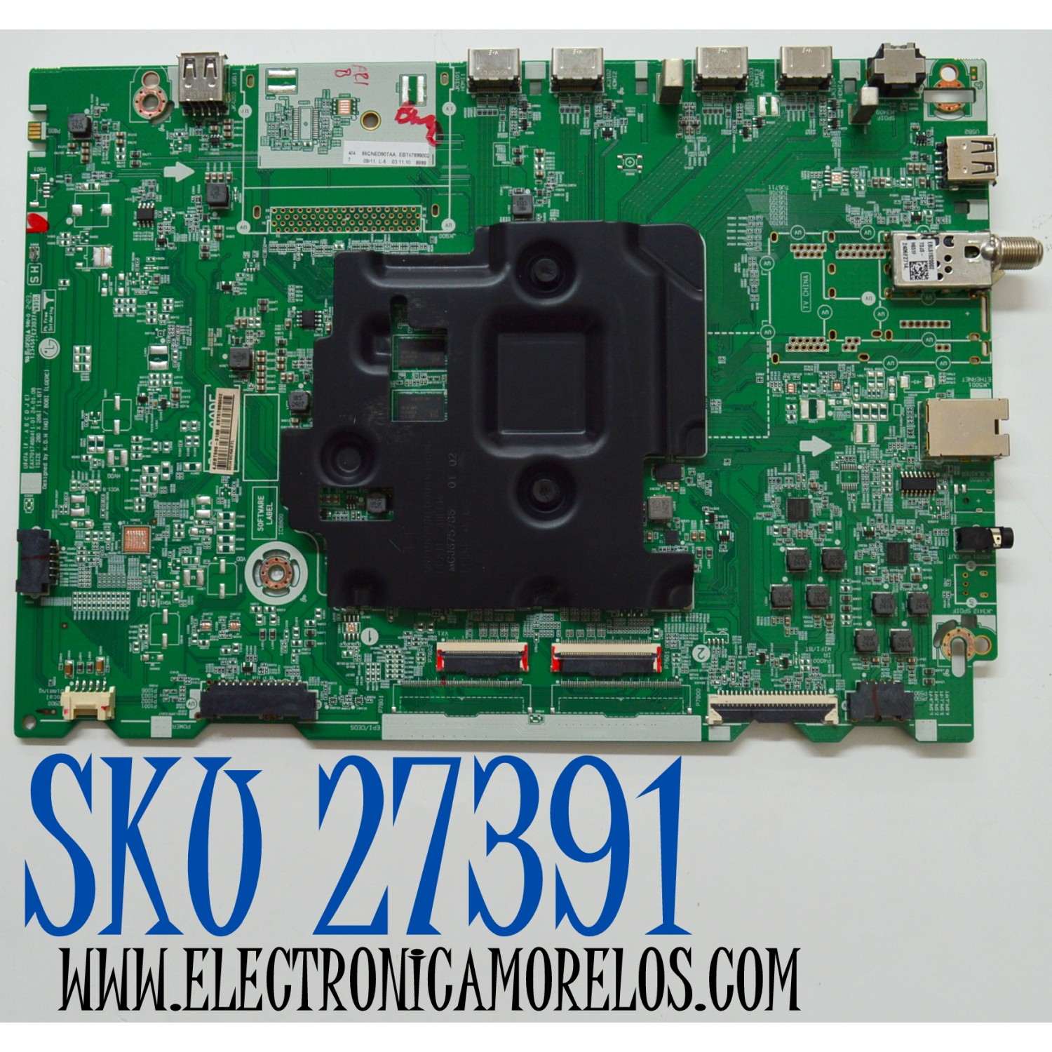 MAIN ORIGINAL PARA TV LG QNED MINILED / NUMERO DE PARTE EBT67889002 / EAX70174604 (1.0) / 67889002 / DISPLAY HF860QUB-E2D / PANEL NC860QQD-VBMH5 / BOARD HF860QUB-E2D_R1_V01 / HF860QUB-E2D_L1_V01 / HF860QUB-E2D_R2_V01 / MODELO 86QNED90TAA.BUSFLJR