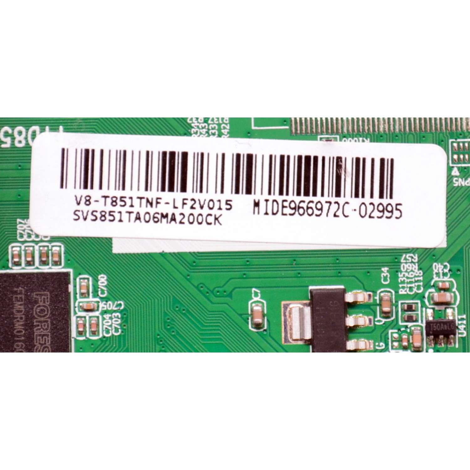 MAIN ORIGINAL PARA TV KALLEY 4K UHD ANDROID TV / NUMERO DE PARTE SVS851TA06-MA200CK / TTD851A1 / SVS851TA06MA200CK / 1.30.01.TTD851A1-00-03 / PANEL LVU580PADX E0034 / DISPLAY CC580PV7D VER.01 / BOARD CCPD-XR575-003 V2.0 / CCPD-XR575-003/ MODELO K-ATV58UHD - Imagen 2