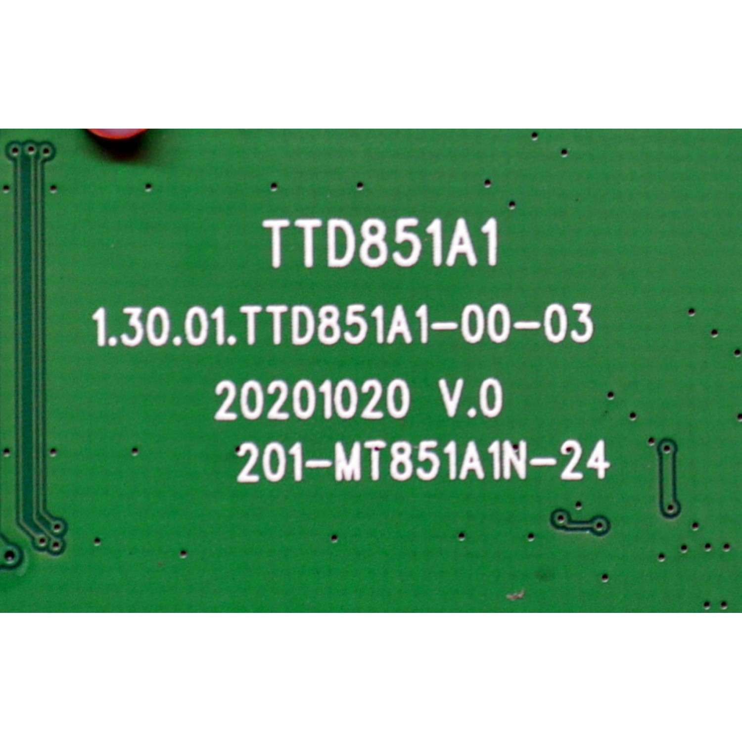 MAIN ORIGINAL PARA TV KALLEY 4K UHD ANDROID TV / NUMERO DE PARTE SVS851TA06-MA200CK / TTD851A1 / SVS851TA06MA200CK / 1.30.01.TTD851A1-00-03 / PANEL LVU580PADX E0034 / DISPLAY CC580PV7D VER.01 / BOARD CCPD-XR575-003 V2.0 / CCPD-XR575-003/ MODELO K-ATV58UHD - Imagen 3