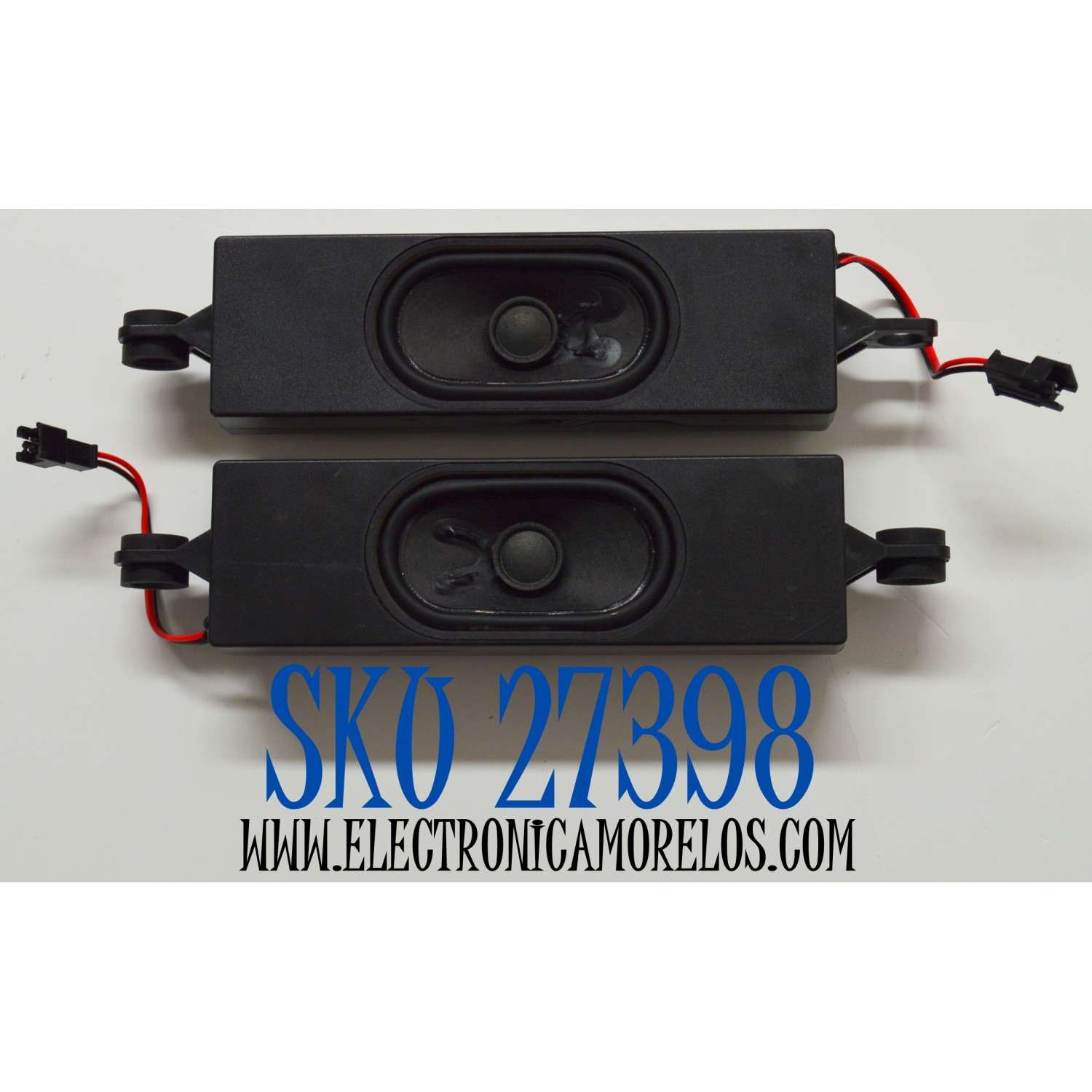 KIT DE BOCINAS ORIGINAL PARA TV KALLEY 2 PIEZAS / NUMERO DE PARTE YX413-6XH / 42-WDF413-XX2G / 42-WFB413-XX2G / LN YX413-6XH / 21302E / 6Ω / 12W / MODELO K-ATV58UHD / SI55UR / 50PUL7552/F7 / 55PUL6673/F7 / DAW50UR