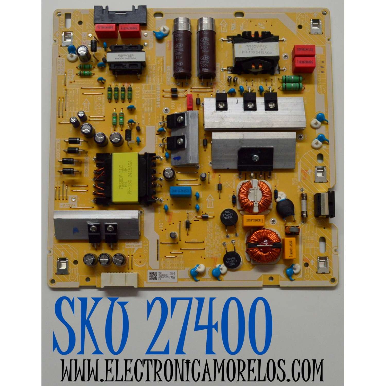FUENTE DE PODER ORIGINAL PARA TV SAMSUNG / NUMERO DE PARTE BN44-01269C / L75S6N_DVD / BN4401269C / BN44-01269B / BN44-01269A / PANEL CY-BD070HGSV2H / DISPLAY JE695R3HE1K / BN96-54406A / MODELO UN70DU7000 / UN70DU7200DXZA UB02