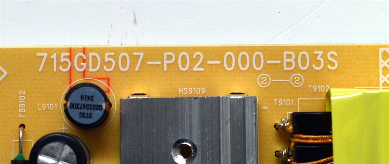 FUENTE DE PODER ORIGINAL PARA TV VIZIO / NUMERO DE PARTE ADTVN1810ABR / 715GD507-P02-000-B03S / (X)ADTVN1810ABR / OSP430501 / 6787517A0455 / PANEL TPT430WR-QVN03.U / DISPLAY T430QVN03.T / MODELO VQD43M-0801 / VQD43M-0801 LTPWV5HA - Imagen 2