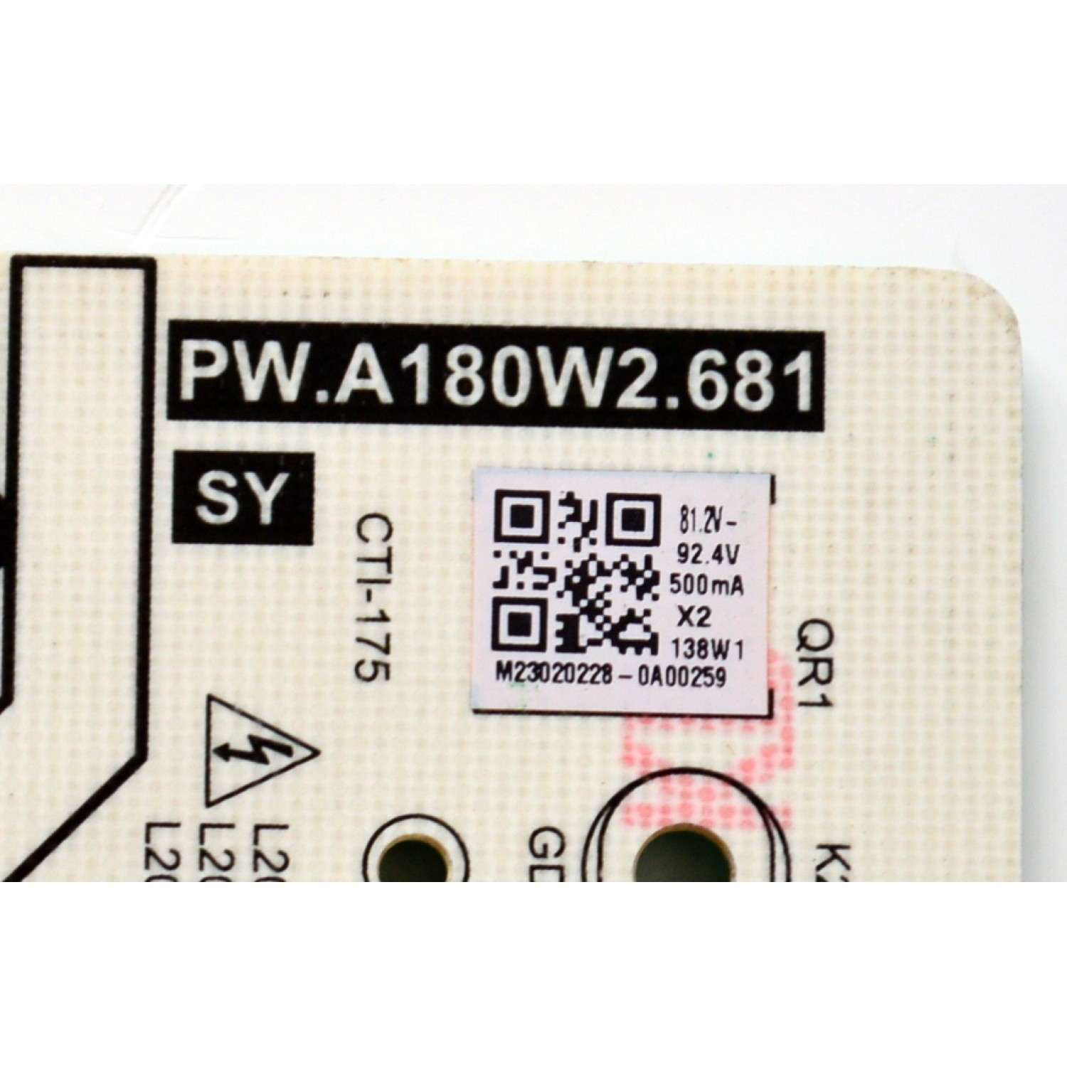 FUENTE DE PODER ORIGINAL PARA TV LG / NUMERO DE PARTE  60101-04512 / PW.A180W2.681 / 4300212344 / M23020228 / PANEL BOEI650WQ1QF7D / DISPLAY HV650QUB-F7D / BOARD HV650QUB_N9E_L2_S4 / 47_6002895 / HV650QUB_N9E_L1_S3 / 47_6002894 / MODELO 65UQ7570PUJ.CWMFBH - Imagen 2