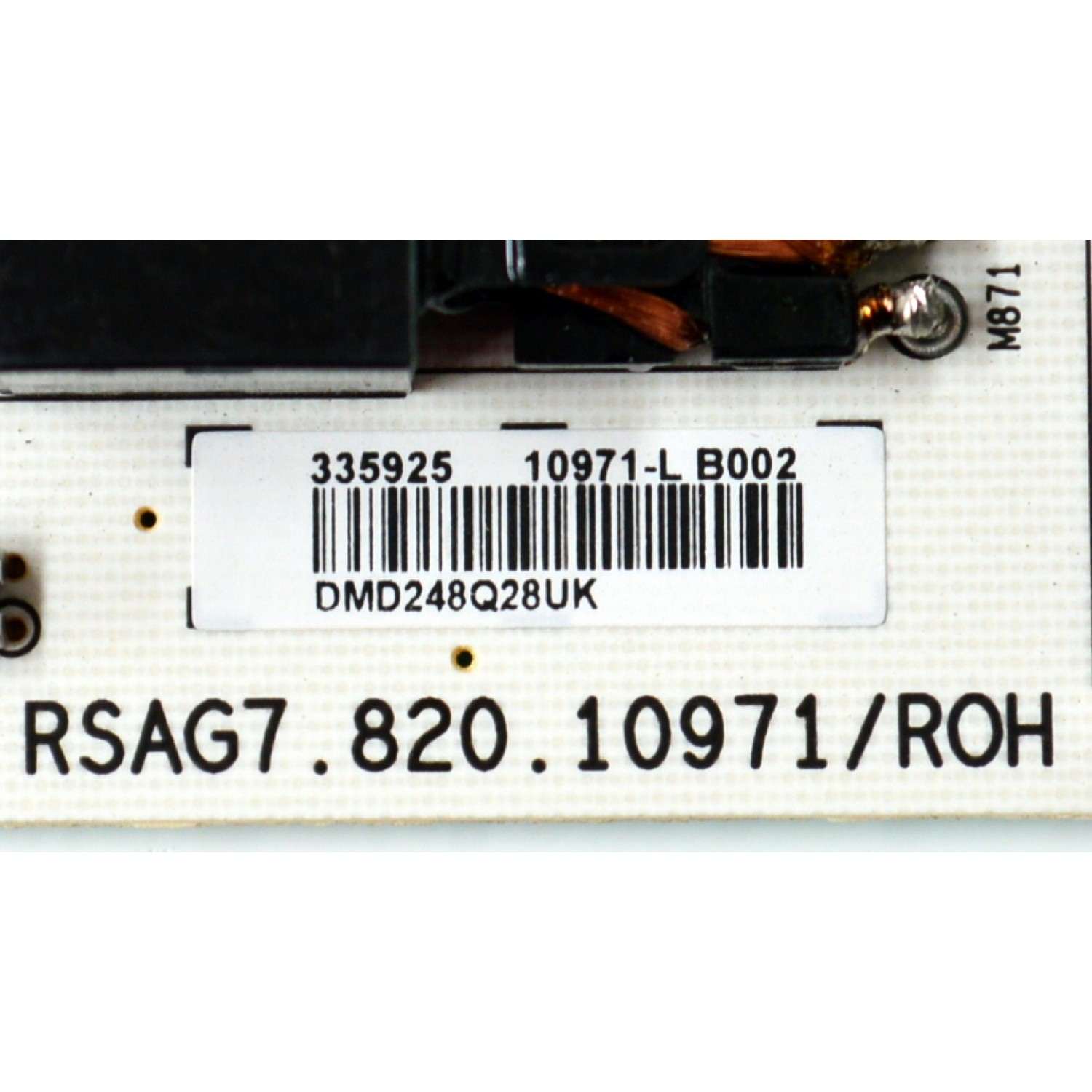 FUENTE DE PODER ORIGNAL PARA TV HISENSE / NUMERO DE PARTE 335925 / RSAG7.820.10971/ROH / CQC13134095636 / HDCEM1 / 10971-L B002 / PANEL HD500Y3U53-T0LG /  DISPLAY T500QVN04.1 / BOARD 50T32 S1A XR BD / 50T39 S0W XL BD / MODELO 50U6H / 50U61GUA - Imagen 2