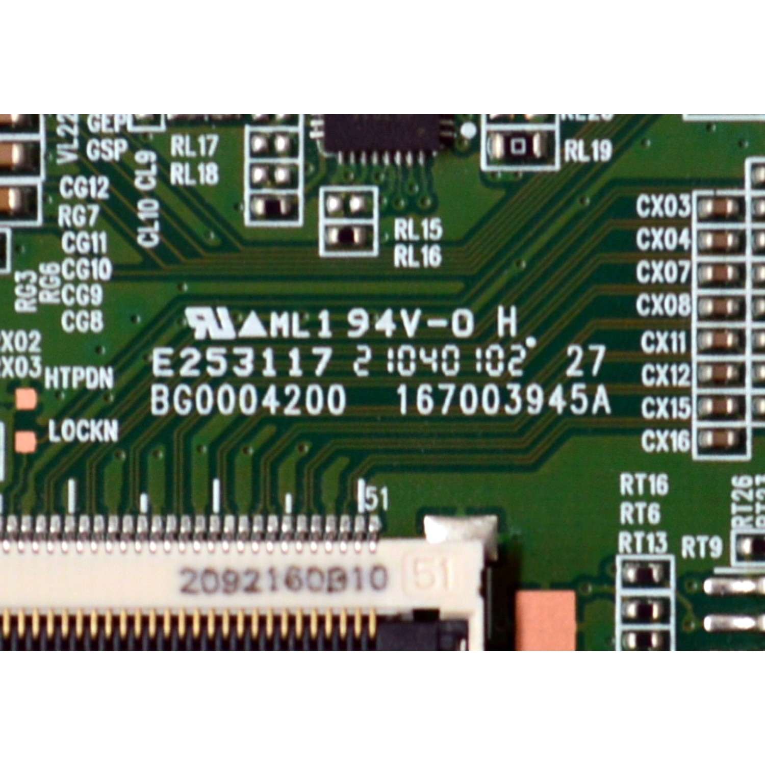T-CON ORIGINAL PARA TV SHARP / NUMERO DE PARTE K0006HVZF / 167003945A / BG0004200 / ZAZZ / PHH2A R008J / PANEL K650WDF / DISPLAY JR645R3HA3L / MODELO 4P-B65EJ2U - Imagen 2