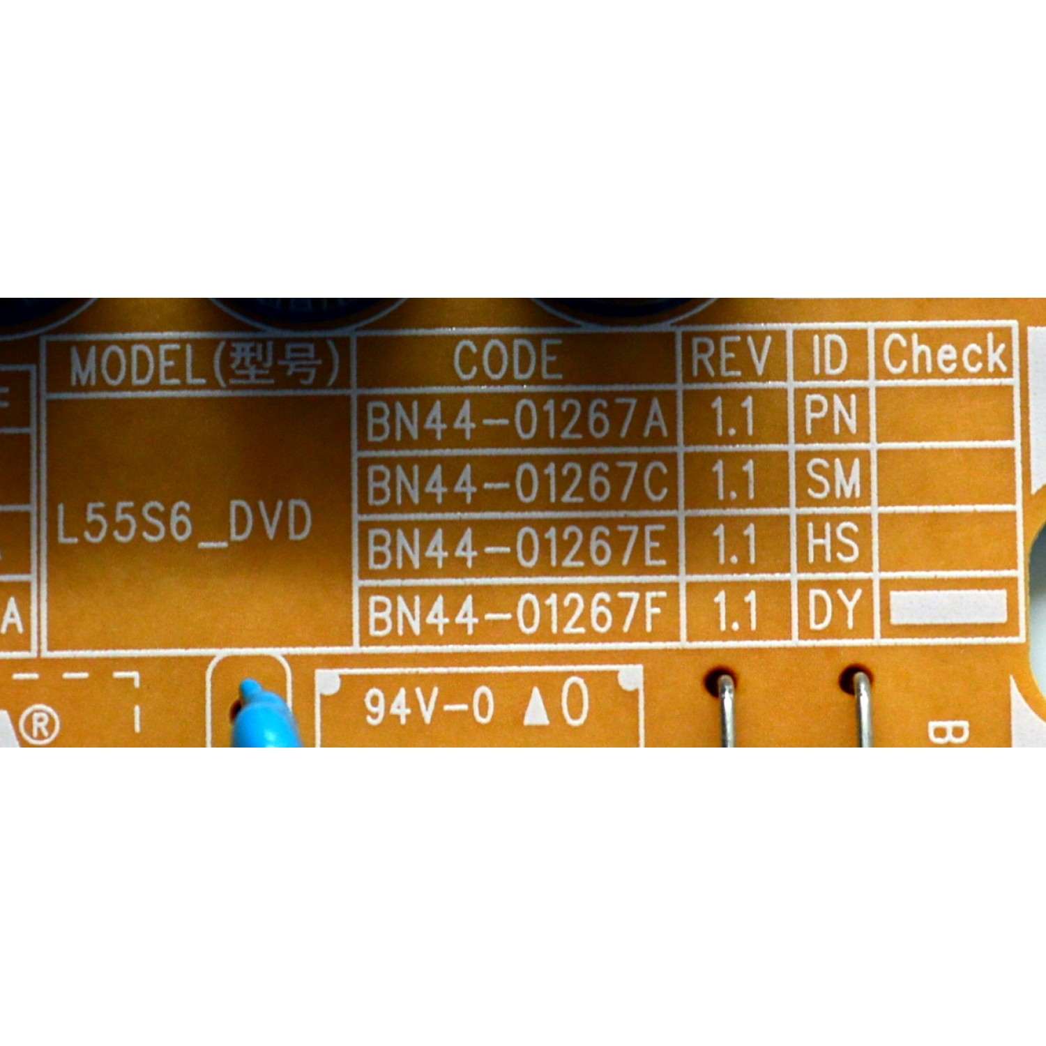 FUENTE DE PODER ORIGINAL PARA TV SAMSUNG / NUMERO DE PARTE L55S6DVDXX / L55S6_DVD / BN44-01267A / BN44-01267C / BN44-01267E / BN44-01267F / PANEL CY-BD055HGXVDH / DISPLAY LC550EQC (SS)(A4) / MODELO UN55DU7200BXZA / UN55DU7200BXZA SF14 - Imagen 2